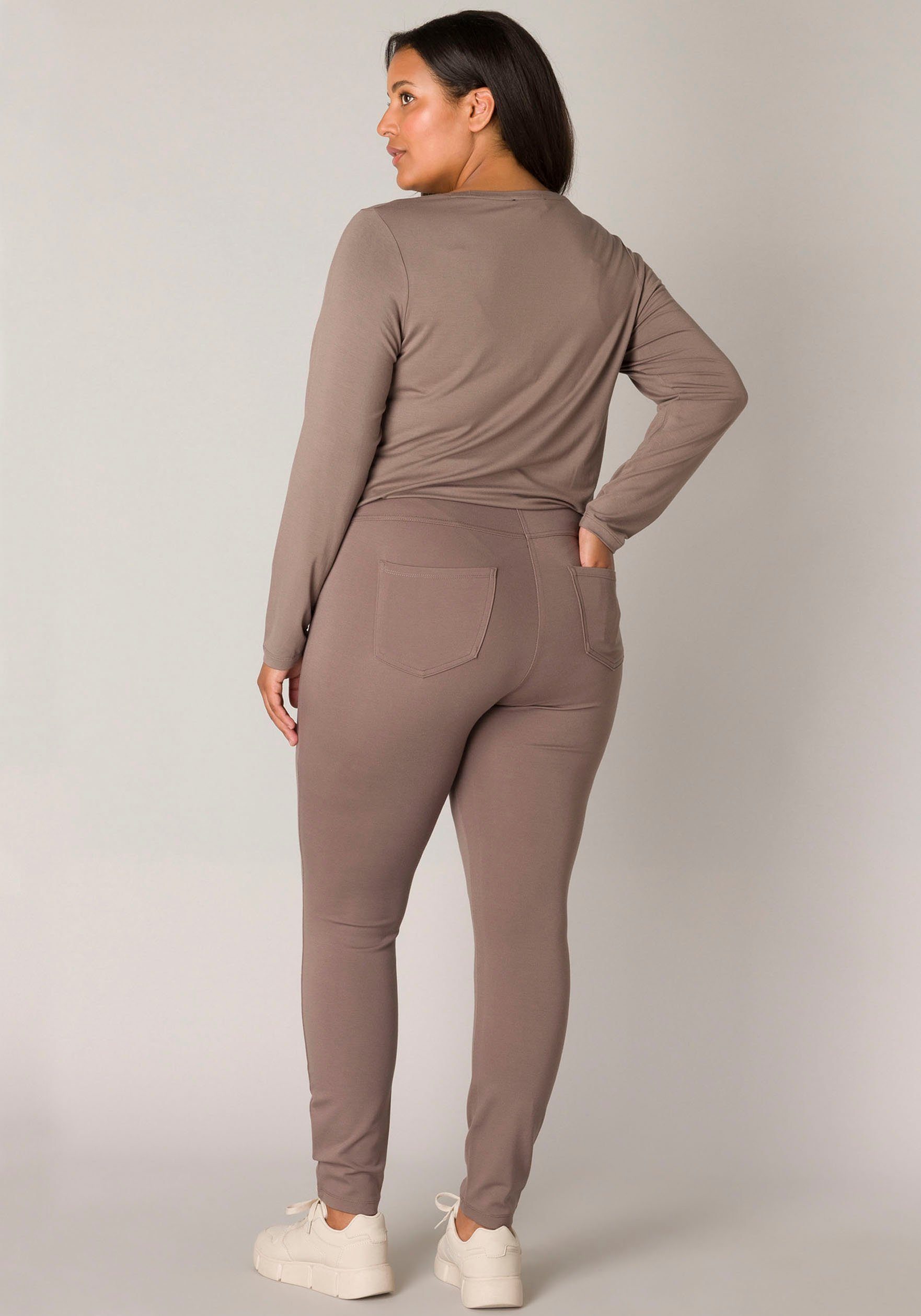 Base Level Curvy Treggings mit elastischem günstig online kaufen