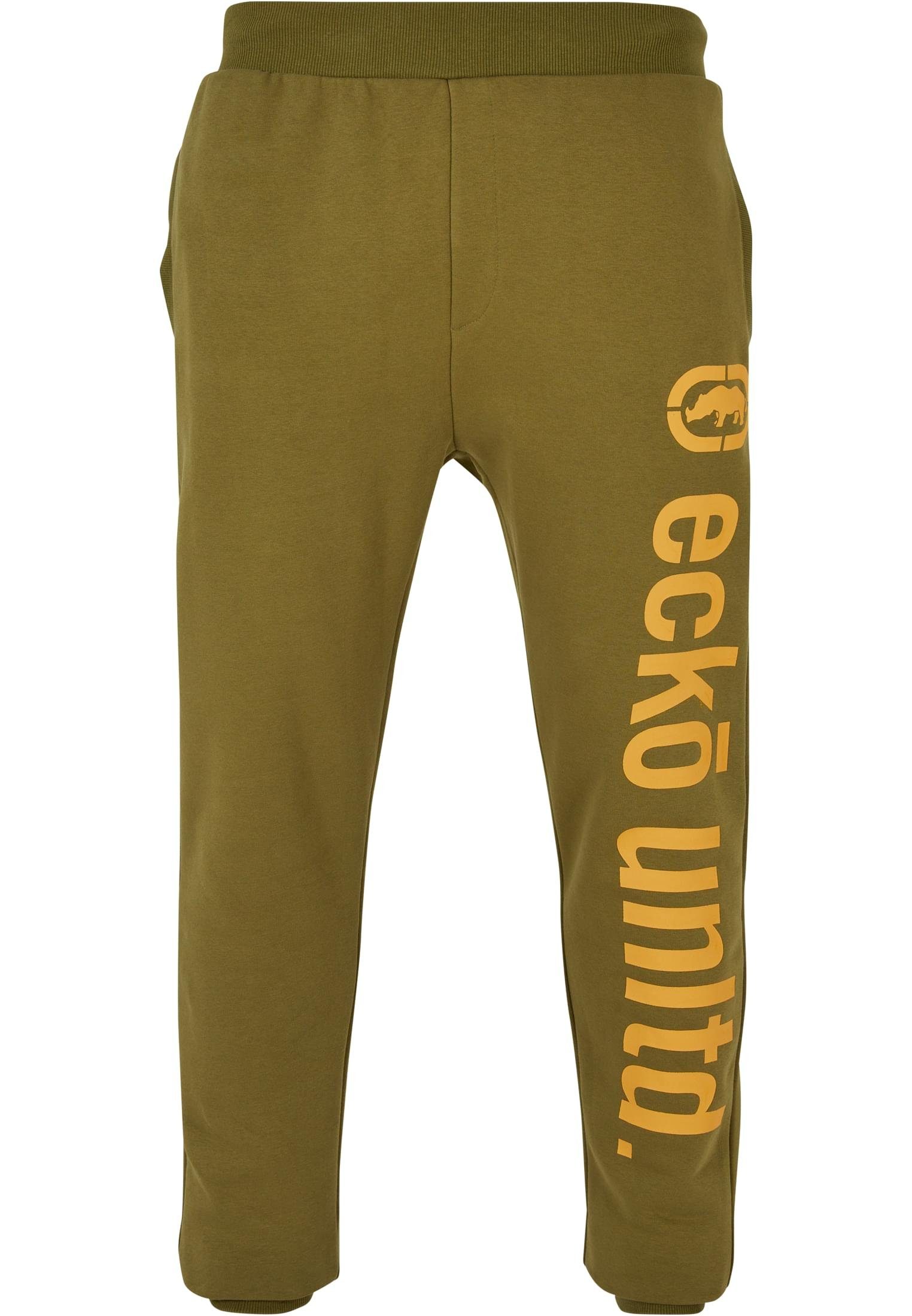 Ecko Unltd. Stoffhose Herren 2Face Sweatpants (1-tlg) olive