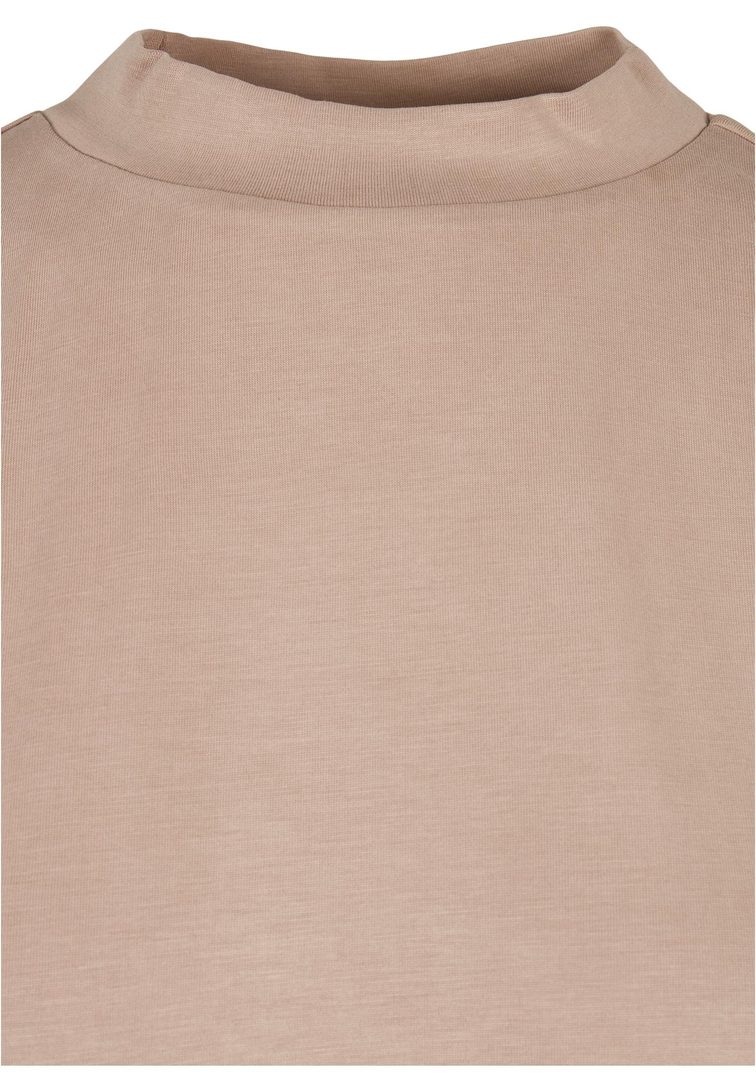 URBAN CLASSICS T-Shirt softtaupe Damen Short Tee Ladies (1-tlg) Modal