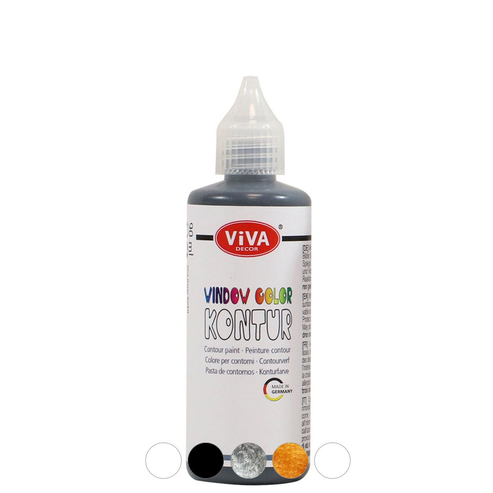 Viva Decor Fensterbild ViVA DECOR Window Color KONTUR 80ml, Silber