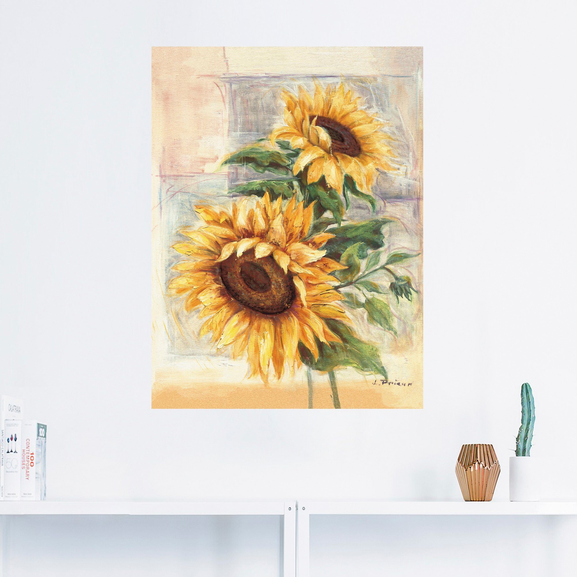 Artland Wandbild Sonnenblumen II, Blumen (1 günstig online kaufen