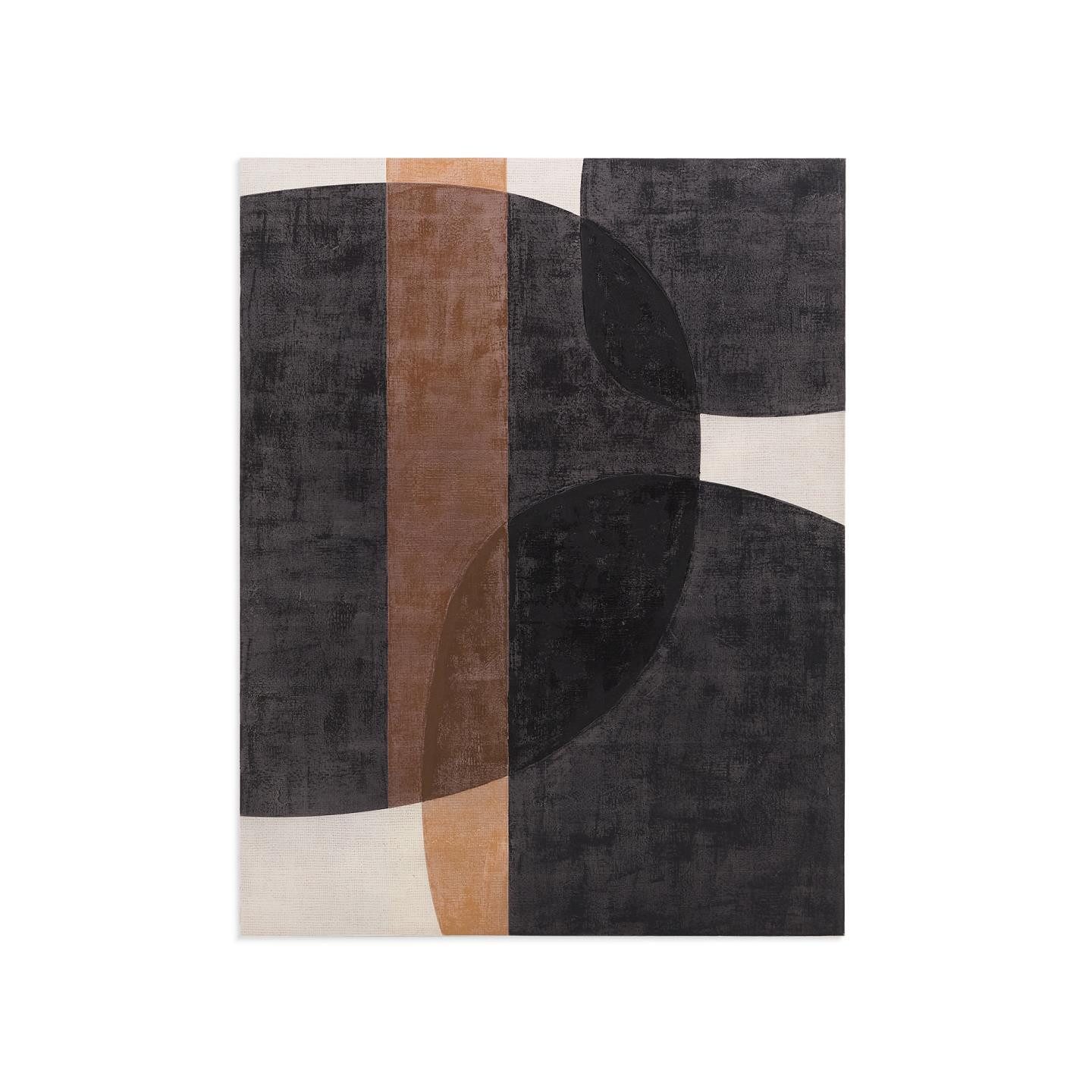 Natur24 Wandbild Tonol Leinwand 140 x 180 x 3 cm Segeltuch Kiefernholz Leinen