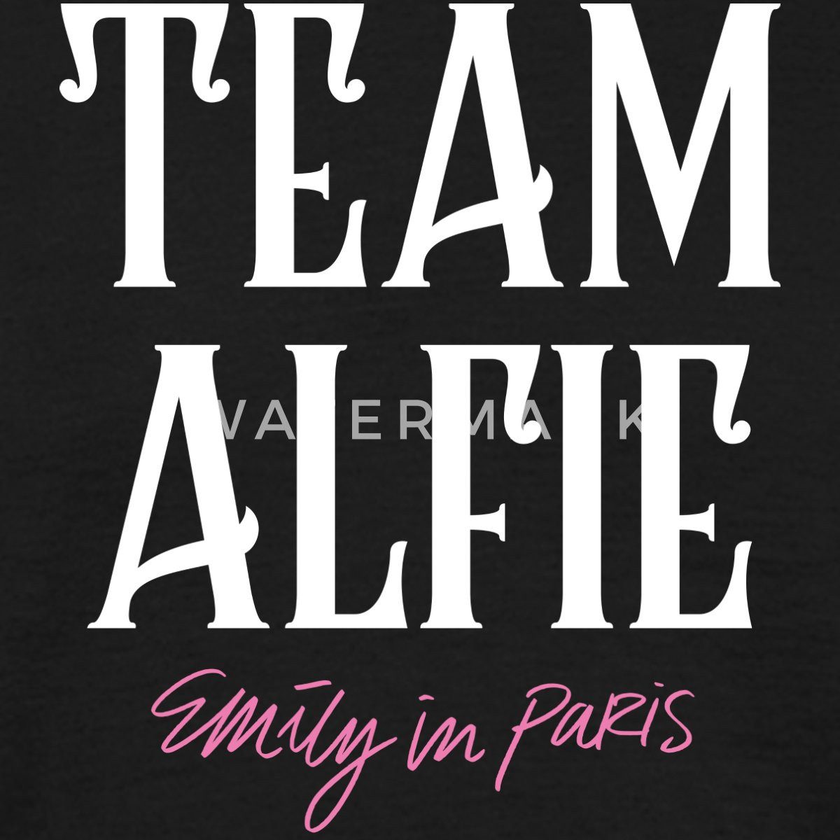 Spreadshirt T-Shirt Emily In Paris Team Alfie Männer T-Shirt (1-tlg)