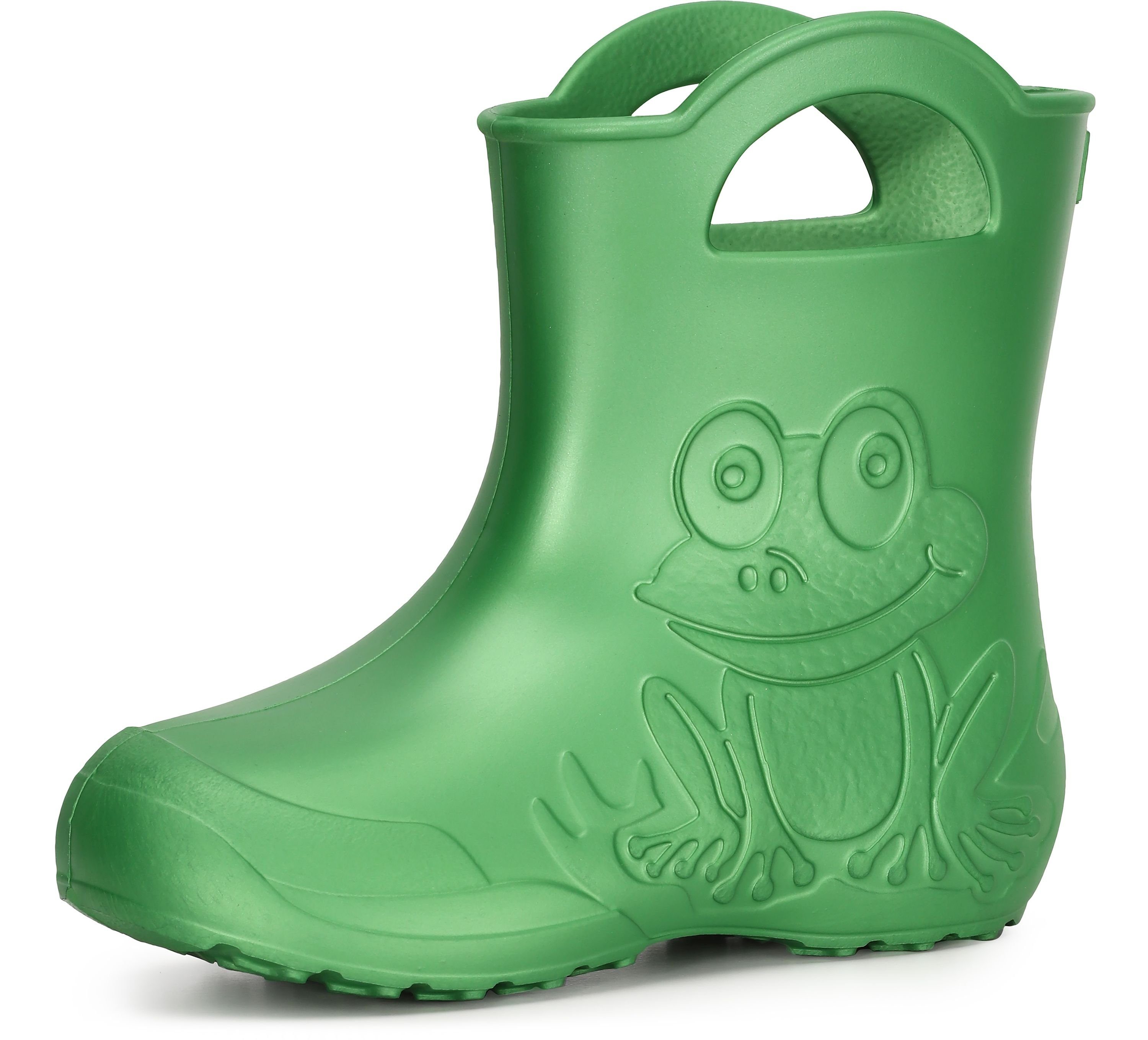 Ladeheid EVA Kinder Gummistiefel Regenschuhe LA-CA-01 Gummistiefel Smaragdgrün