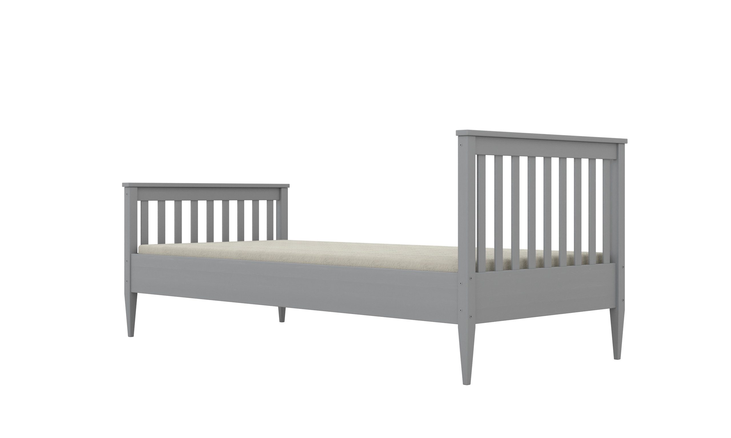 Raumhirsch Furniture Kinderbett 80x160, 80x180, 90x180, 80x200, 90x200 cm - Komplettset (ohne Matratze, Einzelbett für Kinder von 2 - 18 Jahren), verschiedene Farben & Designs