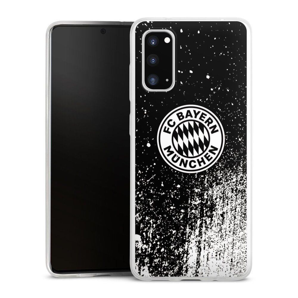 Handyhülle FC Bayern München Offizielles Lizenzprodukt FCB Splatter Schwarz - FCB