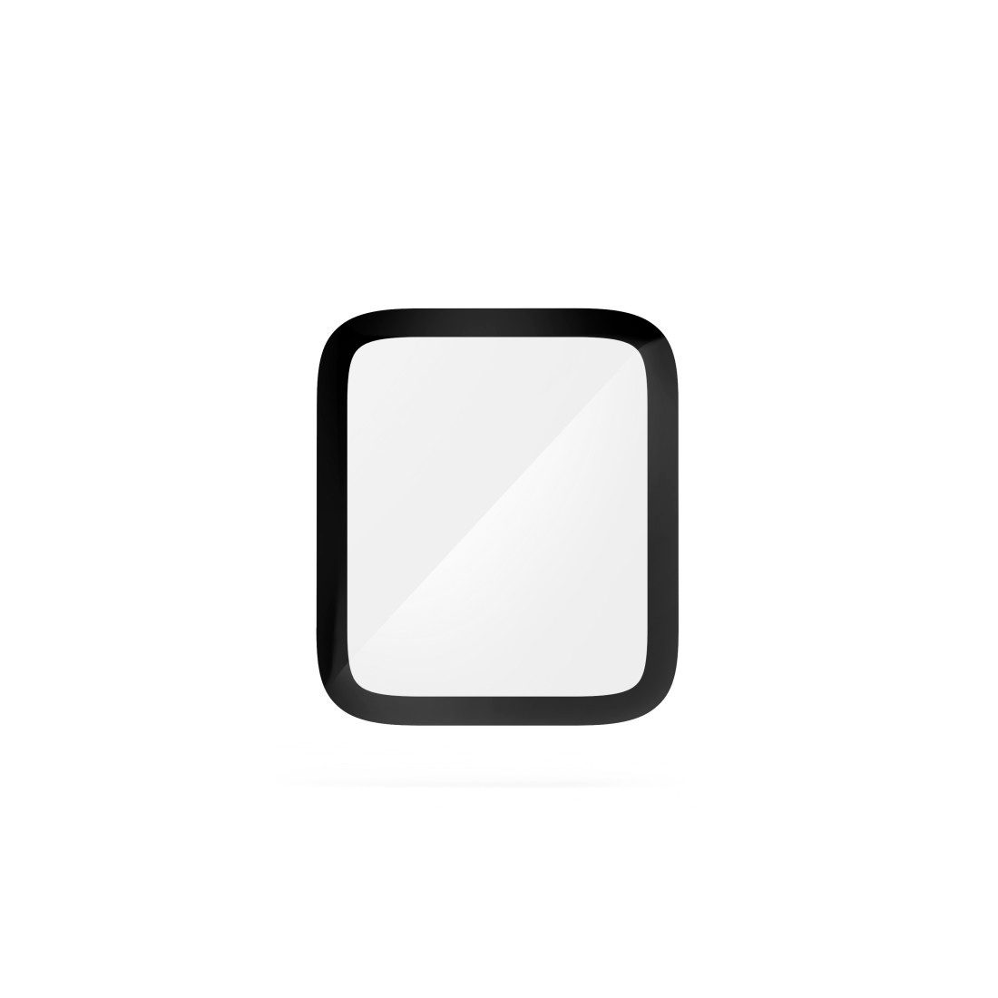 Displayschutzfolie Displayschutz Super Hybrid für Apple Watch 10, 42 mm, mit Montagehilfe