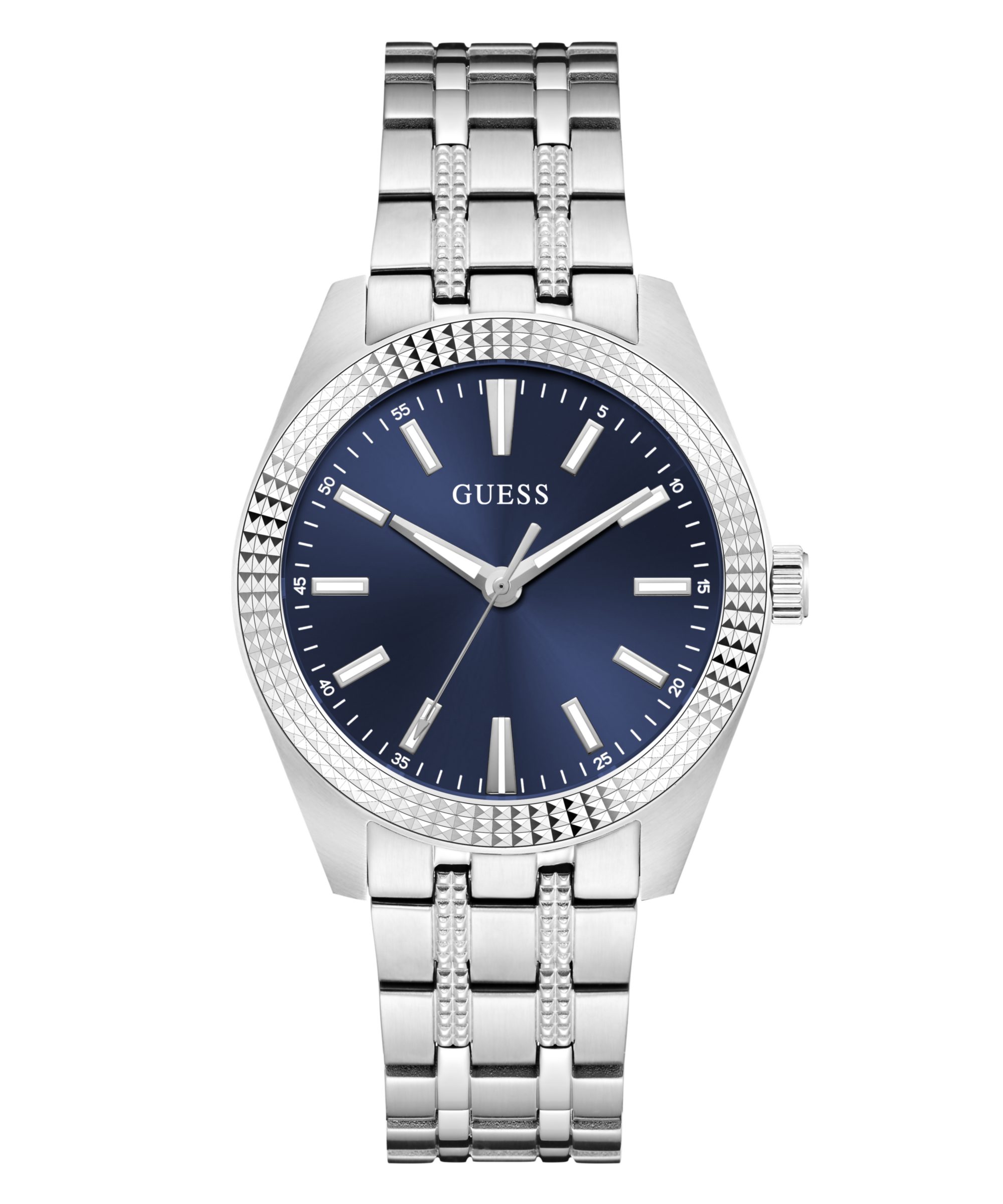 Guess Quarzuhr PERCY GW1145G1, Armbanduhr, Damenuhr, Herrenuhr, Edelstahlarmband, analog