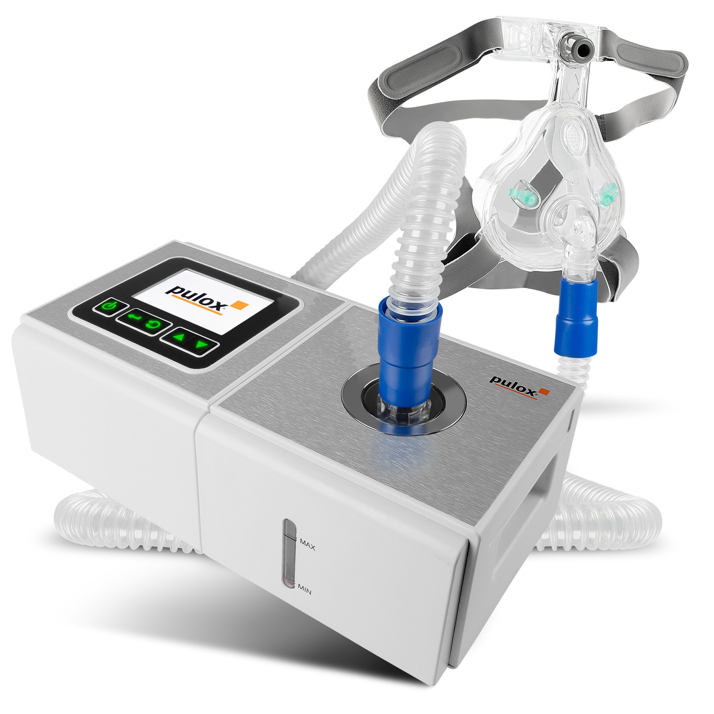 pulox Schnarchstopper ACP-25 - CPAP Gerät inkl. Gesichtsmaske - Schlafapnoe-Therapiegerät