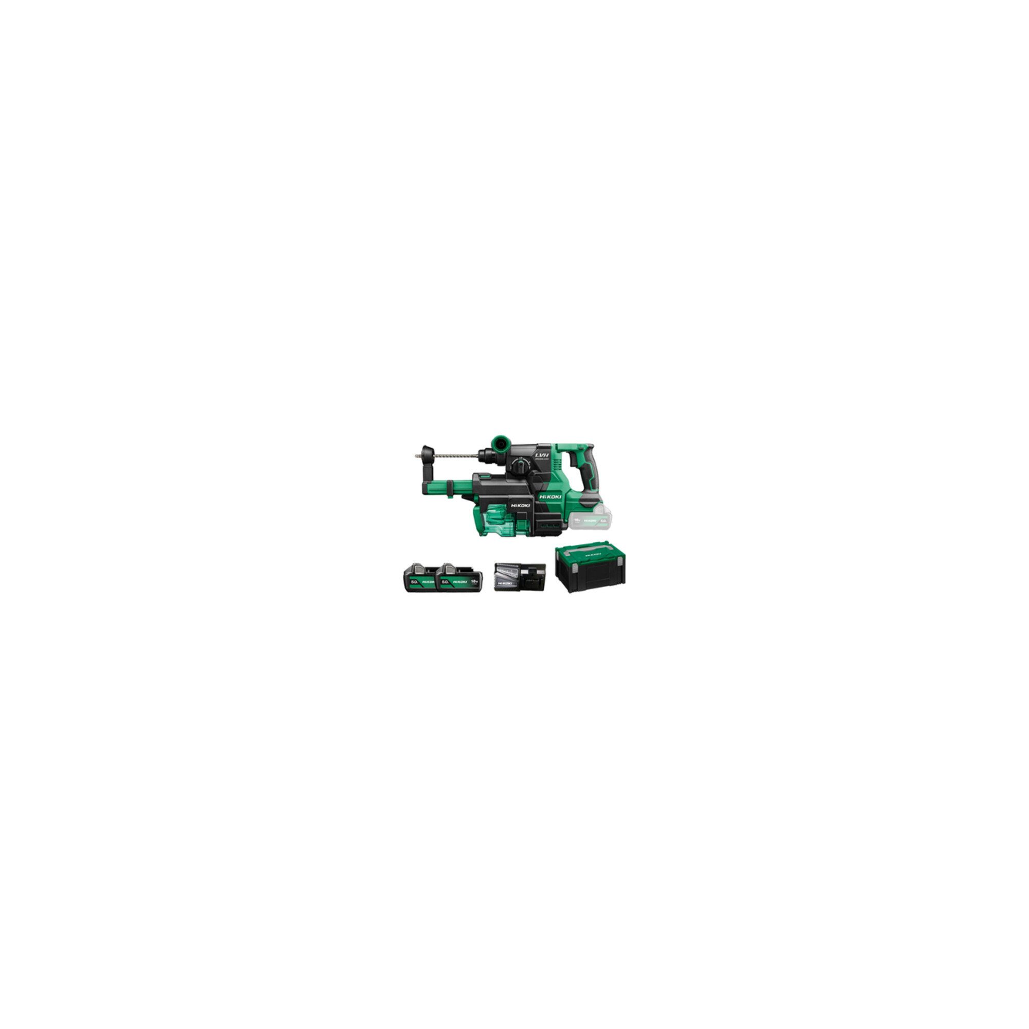 HiKOKI Akku-Schlagbohrschrauber HiKOKI Akku-Bohr- und Meißelhammer (SDS-plus) DH1826DA (5,0 Ah) (HSC I