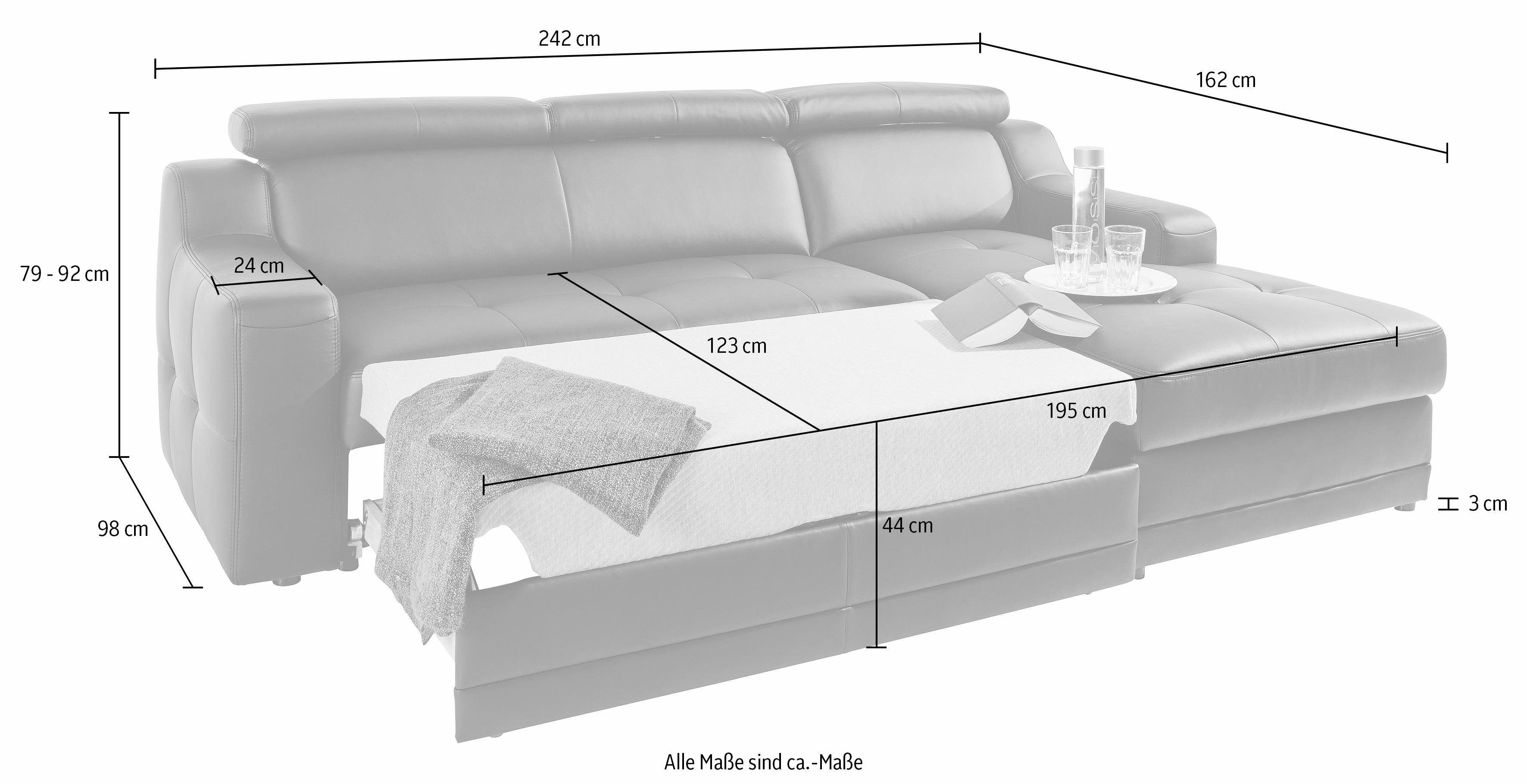 exxpo - sofa fashion Ecksofa Lotos, günstig online kaufen