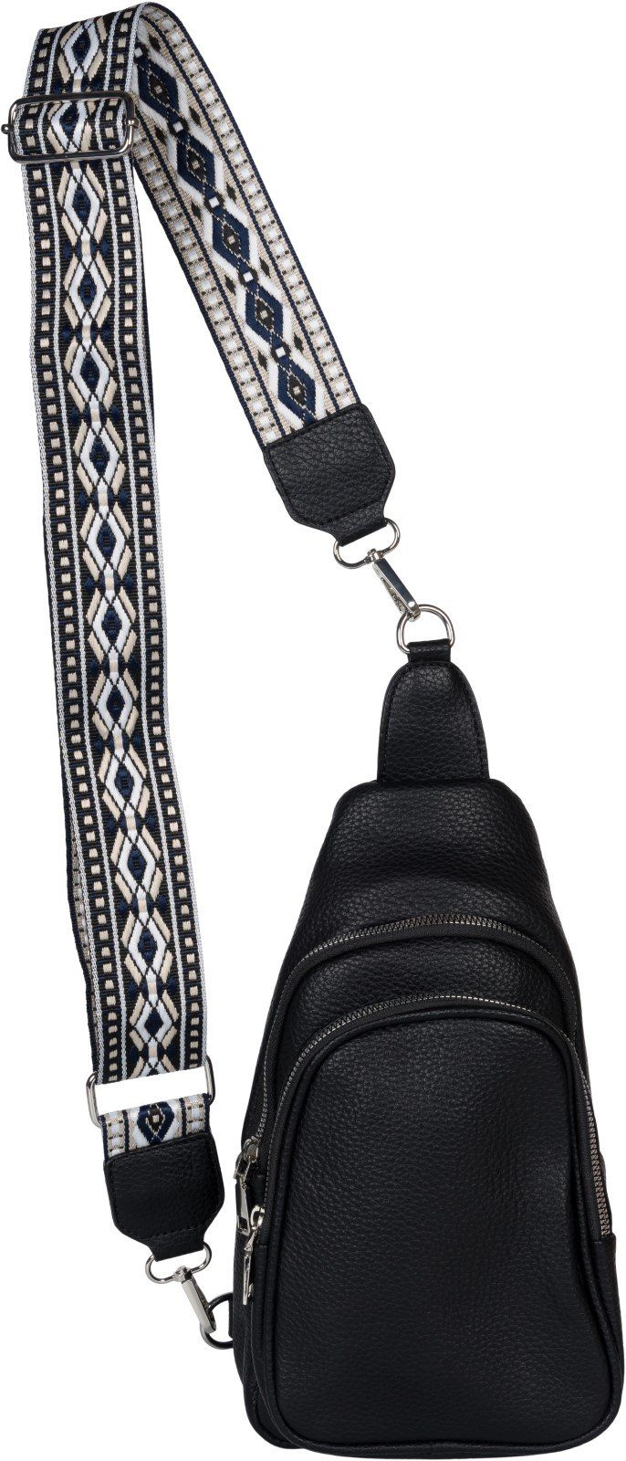 styleBREAKER Umhängetasche One Shoulder Rucksack Gemusterter günstig online kaufen