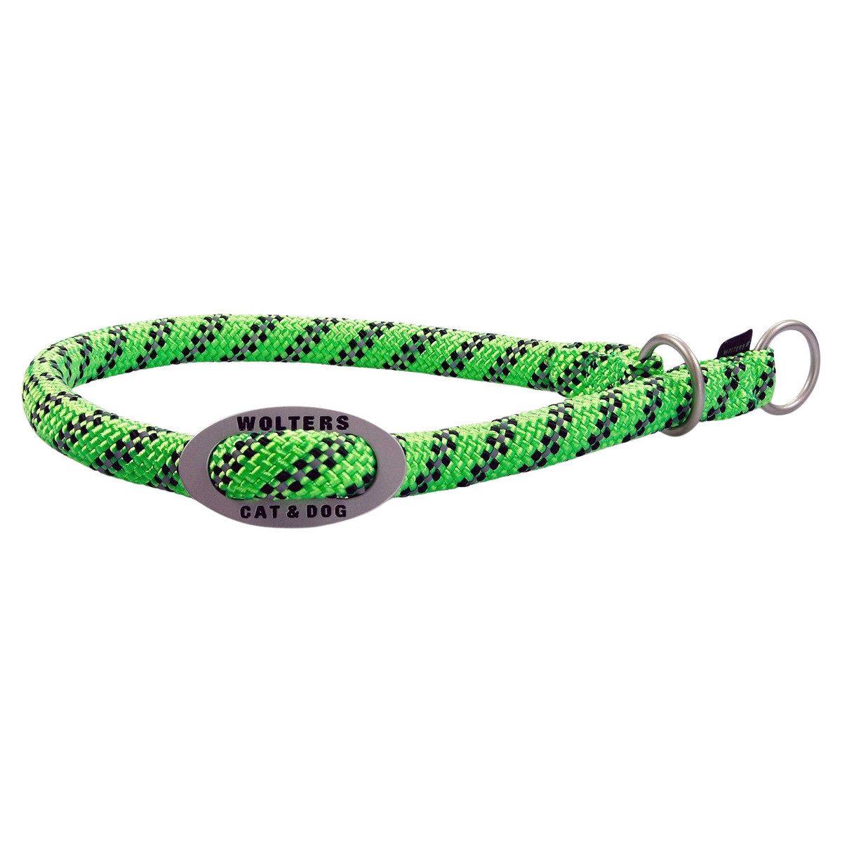 Wolters Hunde-Halsband Schlupfhalsband Everest reflektierend lime/schwarz
