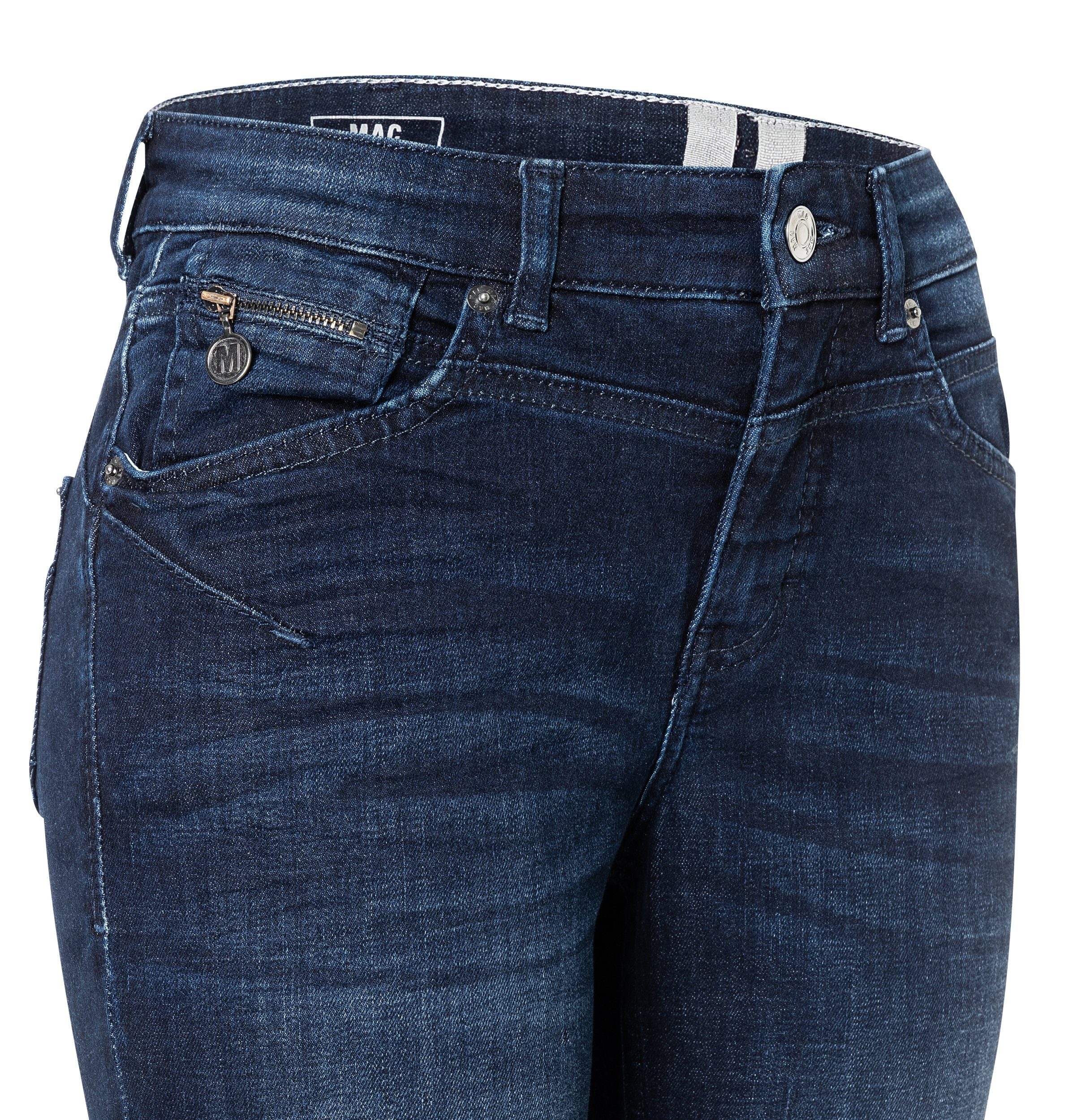 denim JEANS SLIM, - MAC Light RICH authentic 5-Pocket-Jeans