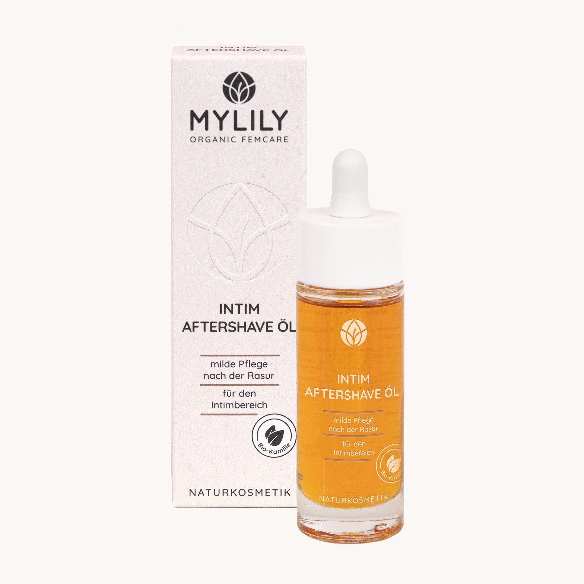 mit 1-tlg. Intim After Shave Aftershave Lotion MYLILY Öl Bio-Kamille,