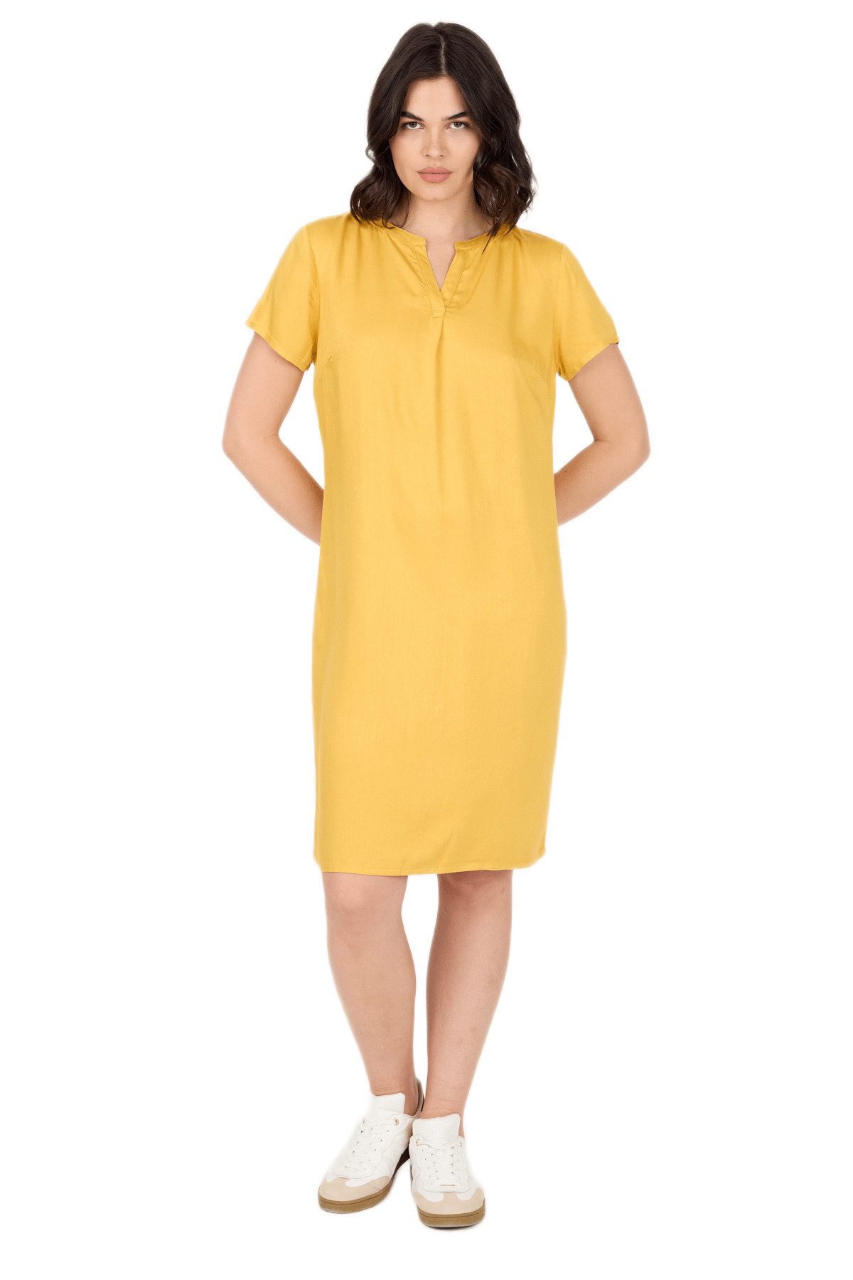 Phistan Midikleid Damenkleid aus Viskose