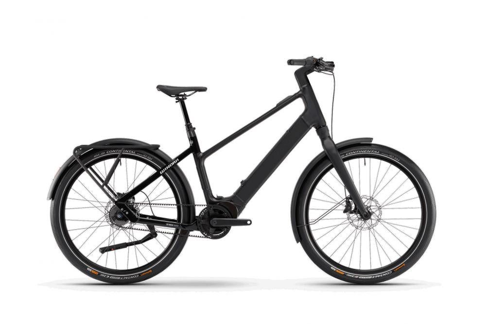 Winora E-Bike iRide Pure R5f HIGH i400Wh 5-G Nexus 24 Wi BSXM MA+GL_black Rh L