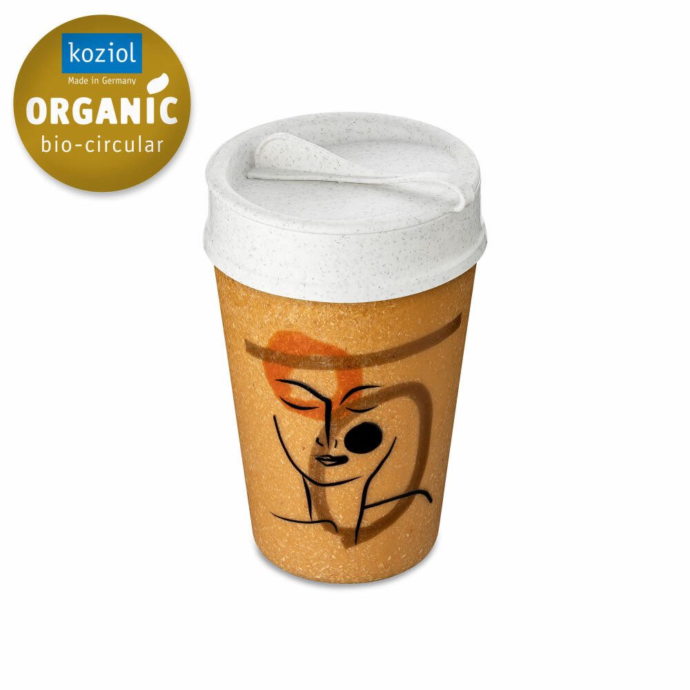 KOZIOL Термокружка Iso To Go Face, 400 ml, Recycling-Kunststoff