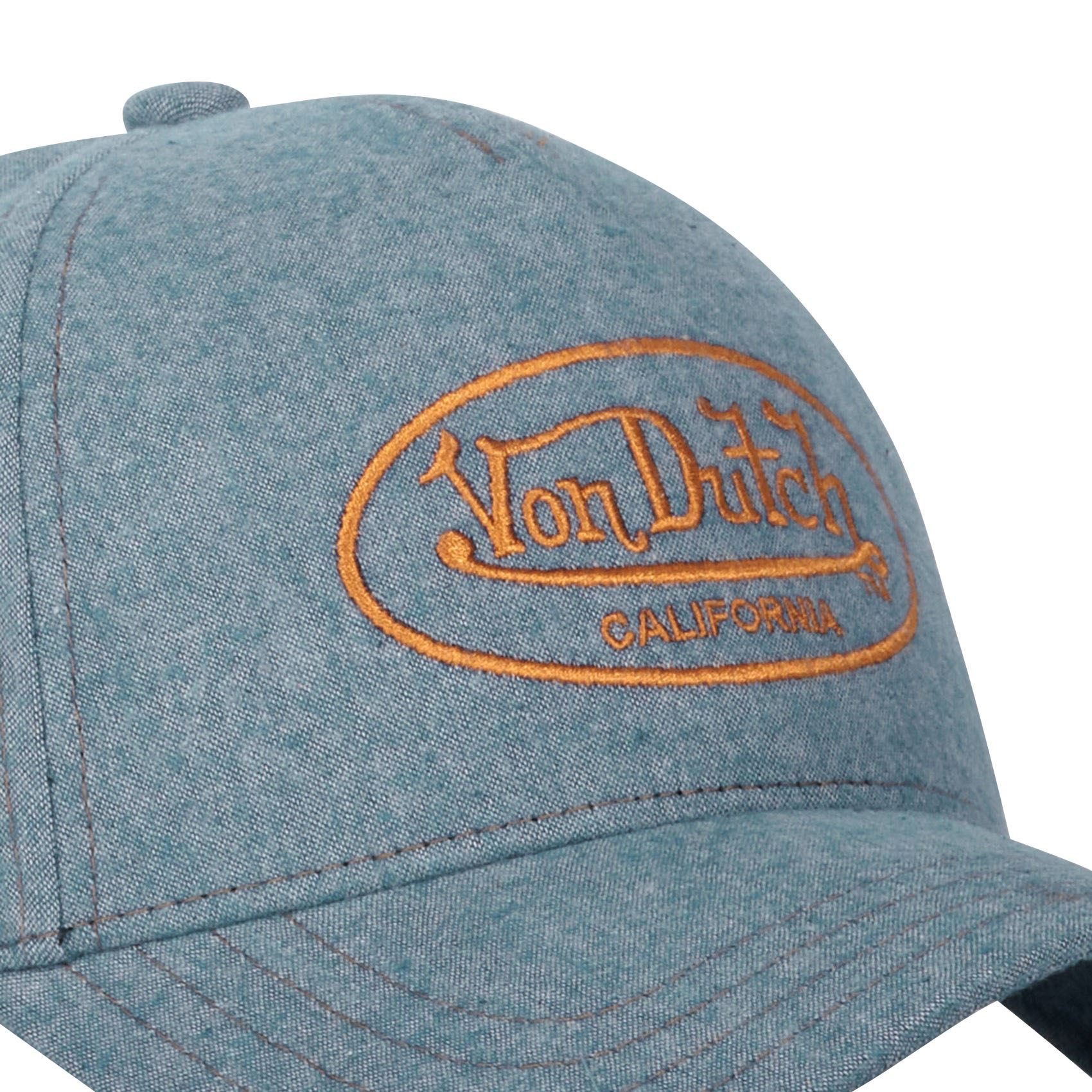 Von Dutch Baseball Cap Von Dutch Originals Baseball Trucker Cap - USED Denim (Basecap, Basecap)