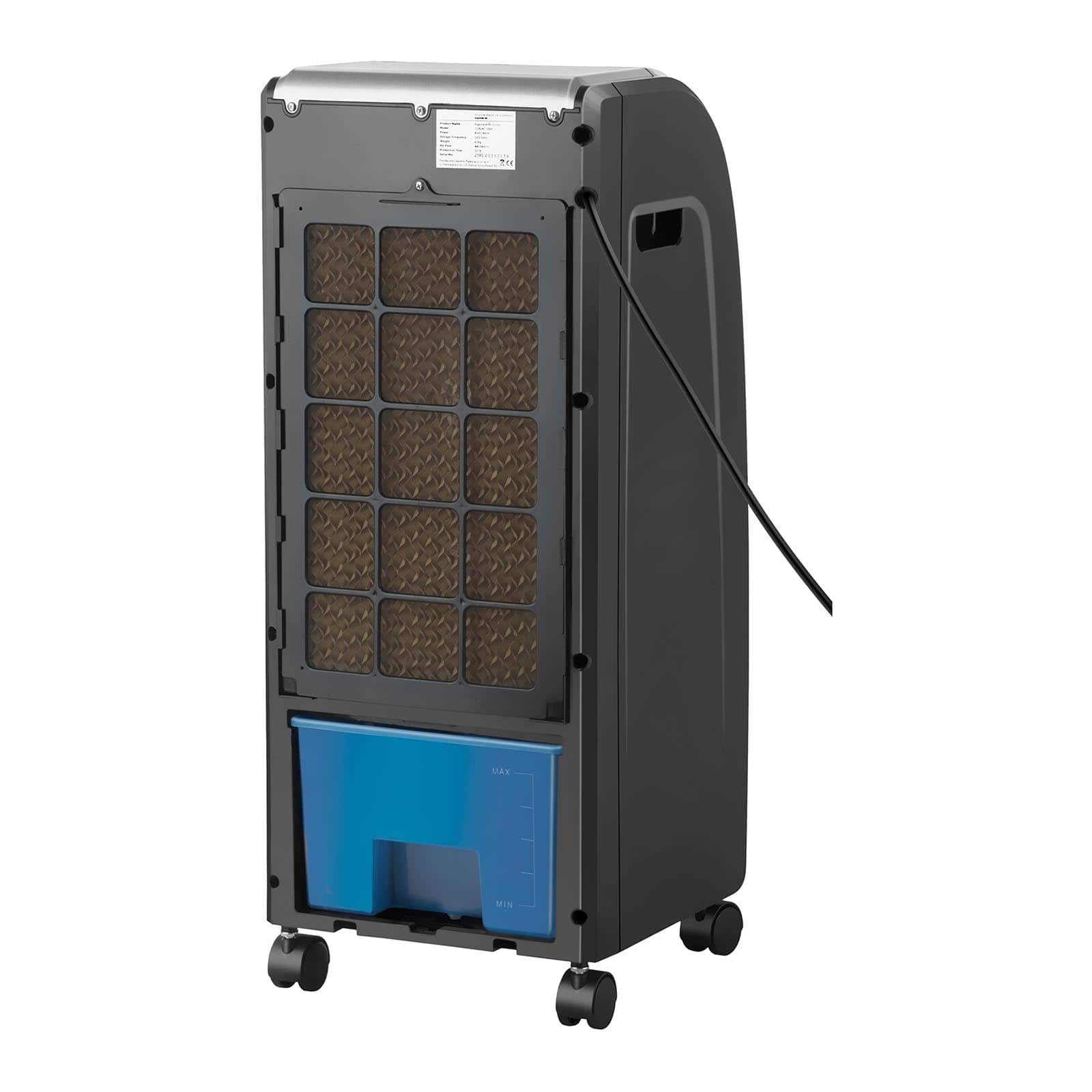 Uniprodo Ventilatorkombigerät Luftkühler mobil mit in - 4 Wassertank - 1 Heizfunktion 6 L