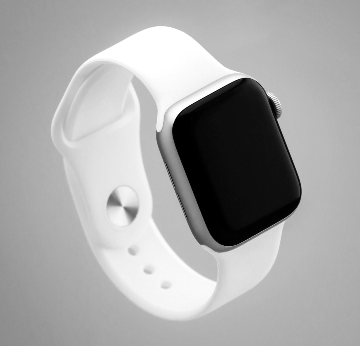 PRECORN Smartwatch-Armband Silikon Ersatzarmband in weiss für Apple Watch  8/7/6/5/4/3/2/1/SE
