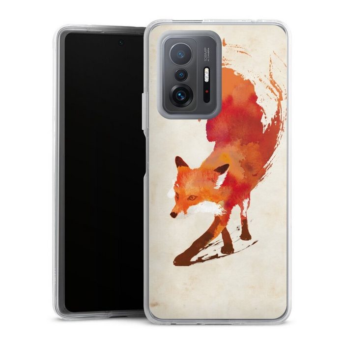 DeinDesign Handyhülle Fuchs Graphic Vulpes Vulpes Xiaomi 11T Pro 5G Hülle Bumper Case Handy Schutzhülle Smartphone Cover