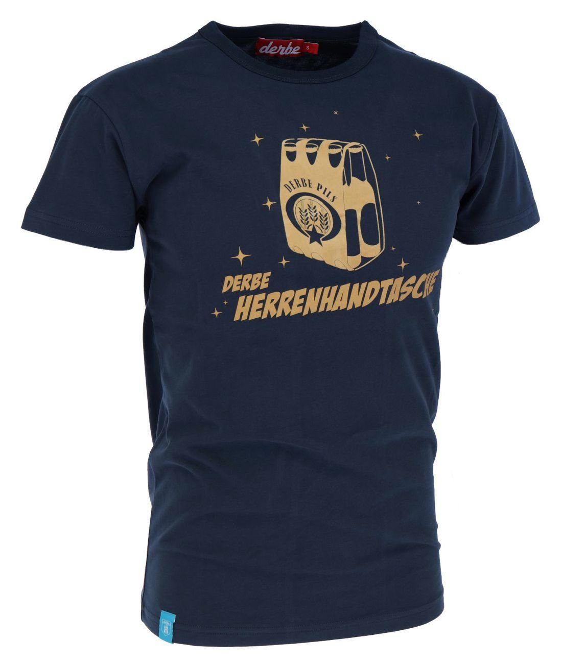 Derbe T-Shirt Herrenhandtasche (1-tlg) Navy | T-Shirts