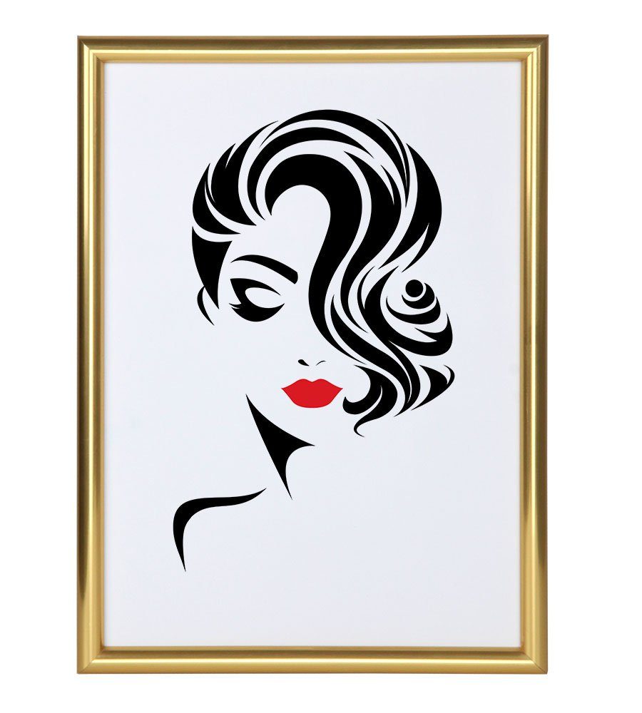 IDEAL TREND Bilderrahmen Classic Leichter Kunststoffbilderrahmen mit Acrylglas Schutz ohne Komp