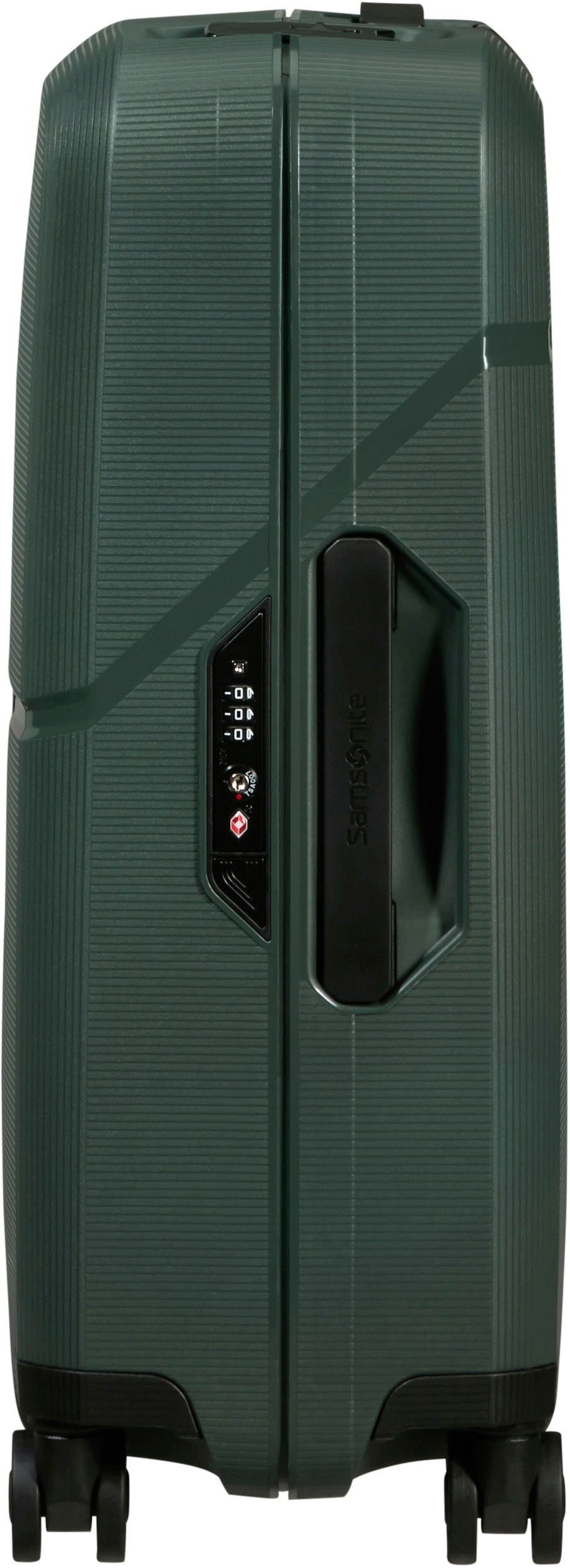 Samsonite Hartschalen-Trolley MAGNUM ECO, verschiedene Größen und Farben, 4 Rollen, arretierbares und versenkbares Druckknopf-Trolleysystem