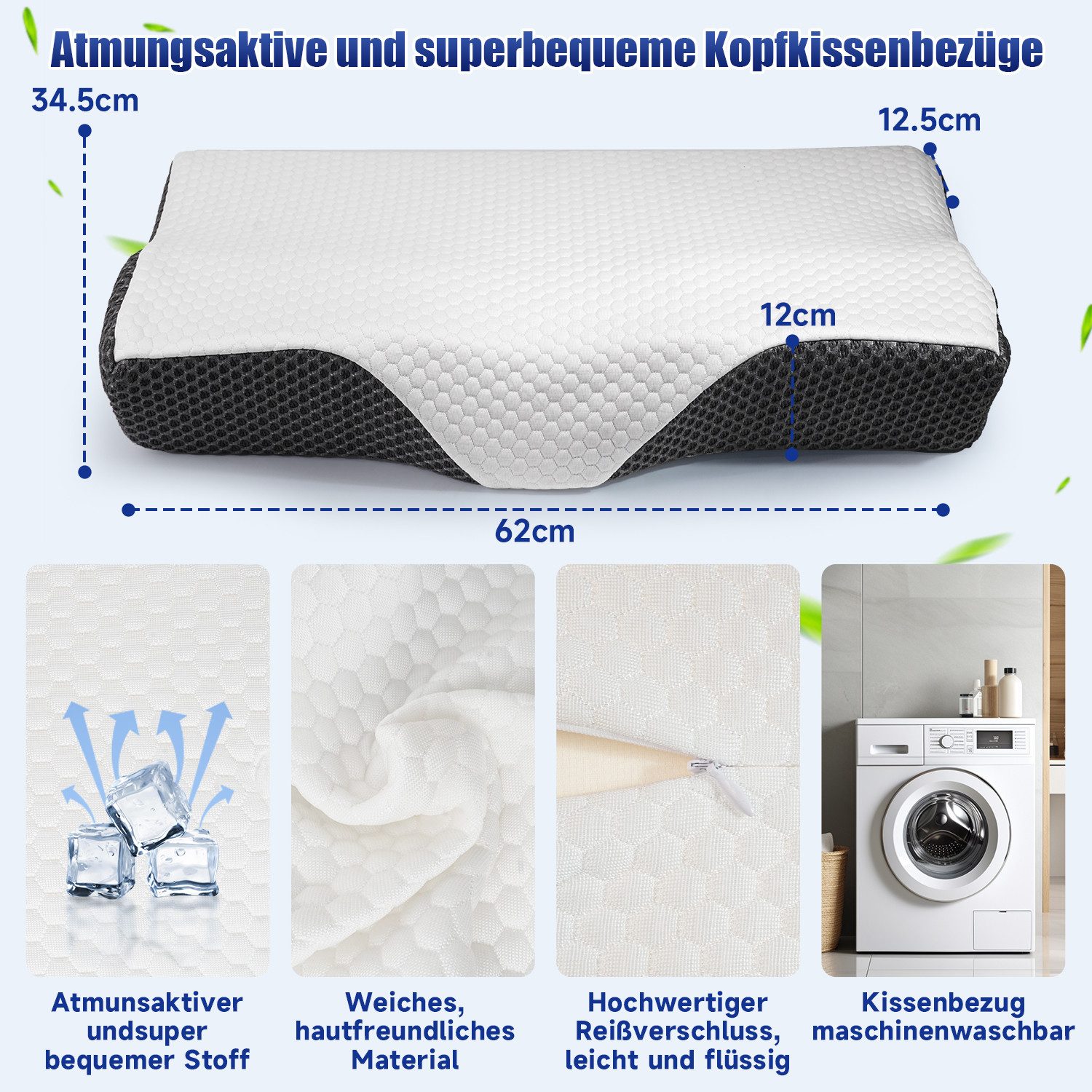 Esun Nackenstützkissen Seitenschläferkissen, Ergonomisches Nackenstützkisse günstig online kaufen
