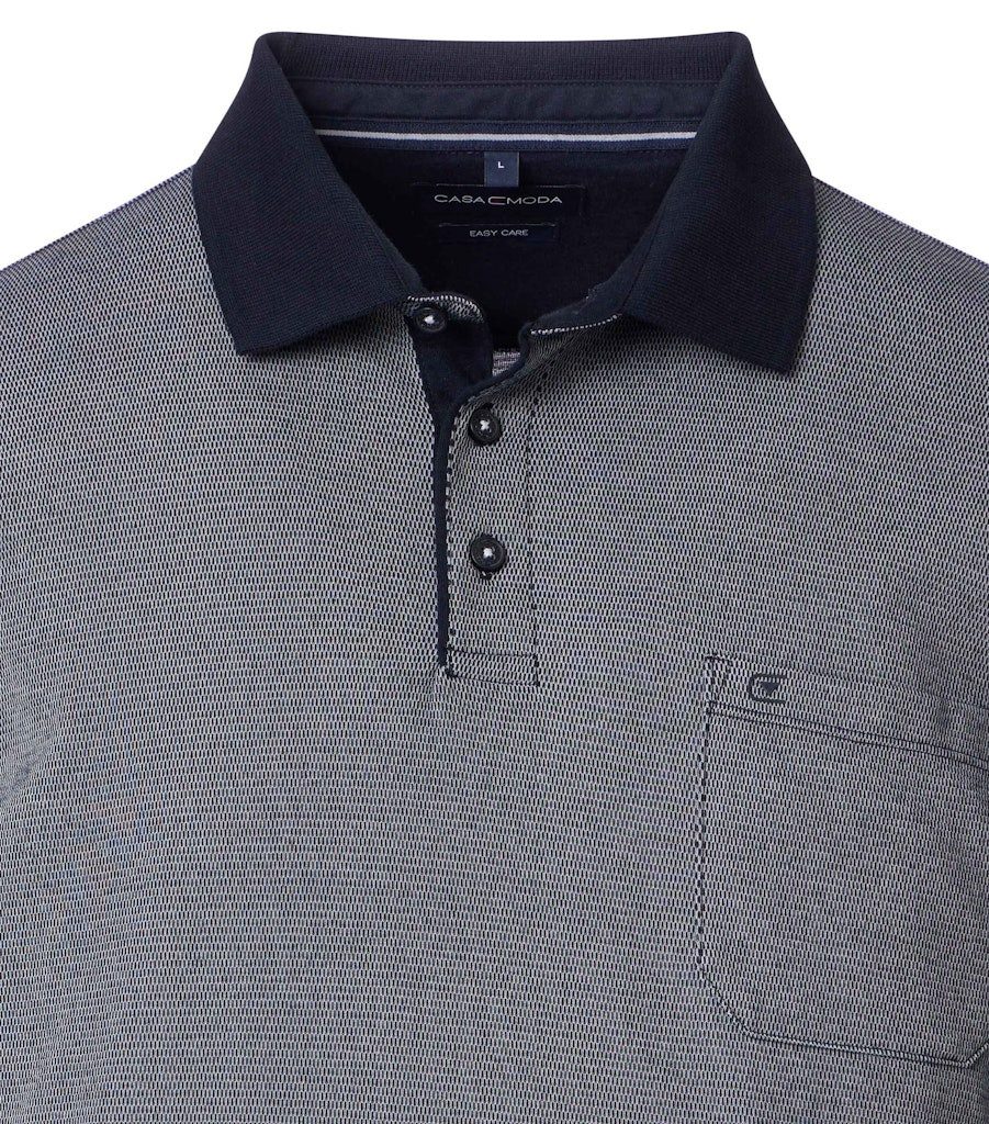 CASAMODA Langarm-Poloshirt 454385000 gestreift günstig online kaufen