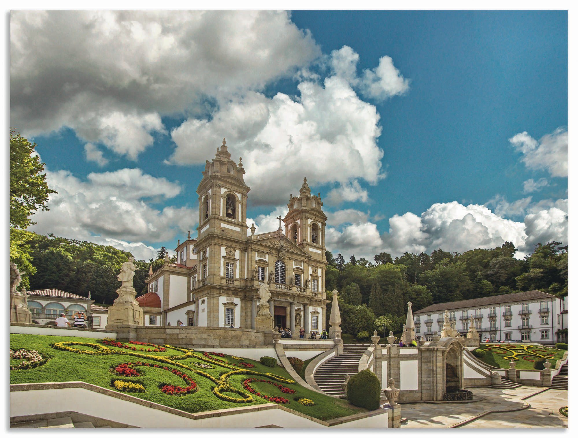 Artland Wandbild Bom (1 Portugal, versch. Größen Poster als oder St), Leinwandbild, in Gebäude Kirche, Jesus Alubild, Wandaufkleber