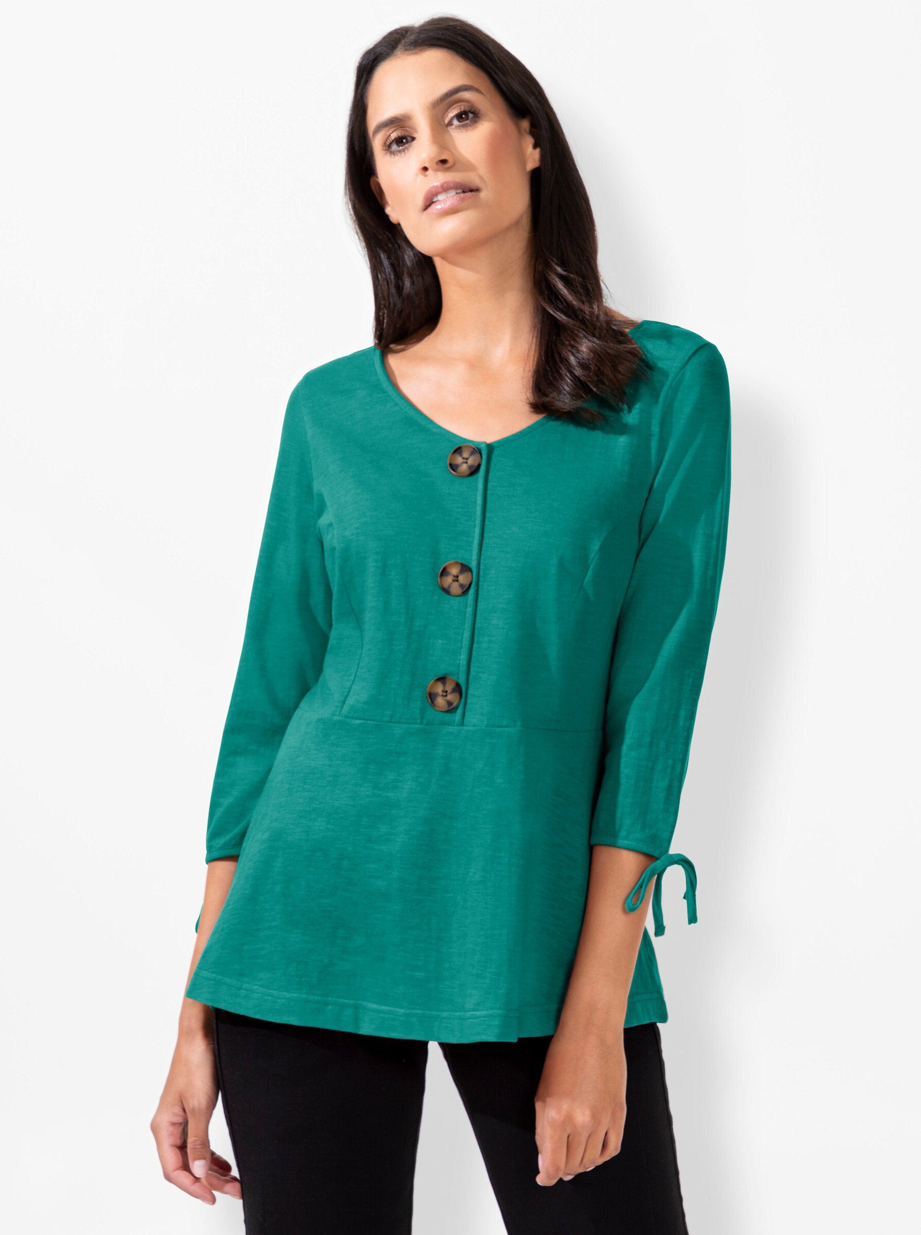 Inspirationen 3/4-Arm-Shirt "Shirt", (1 tlg.) günstig online kaufen