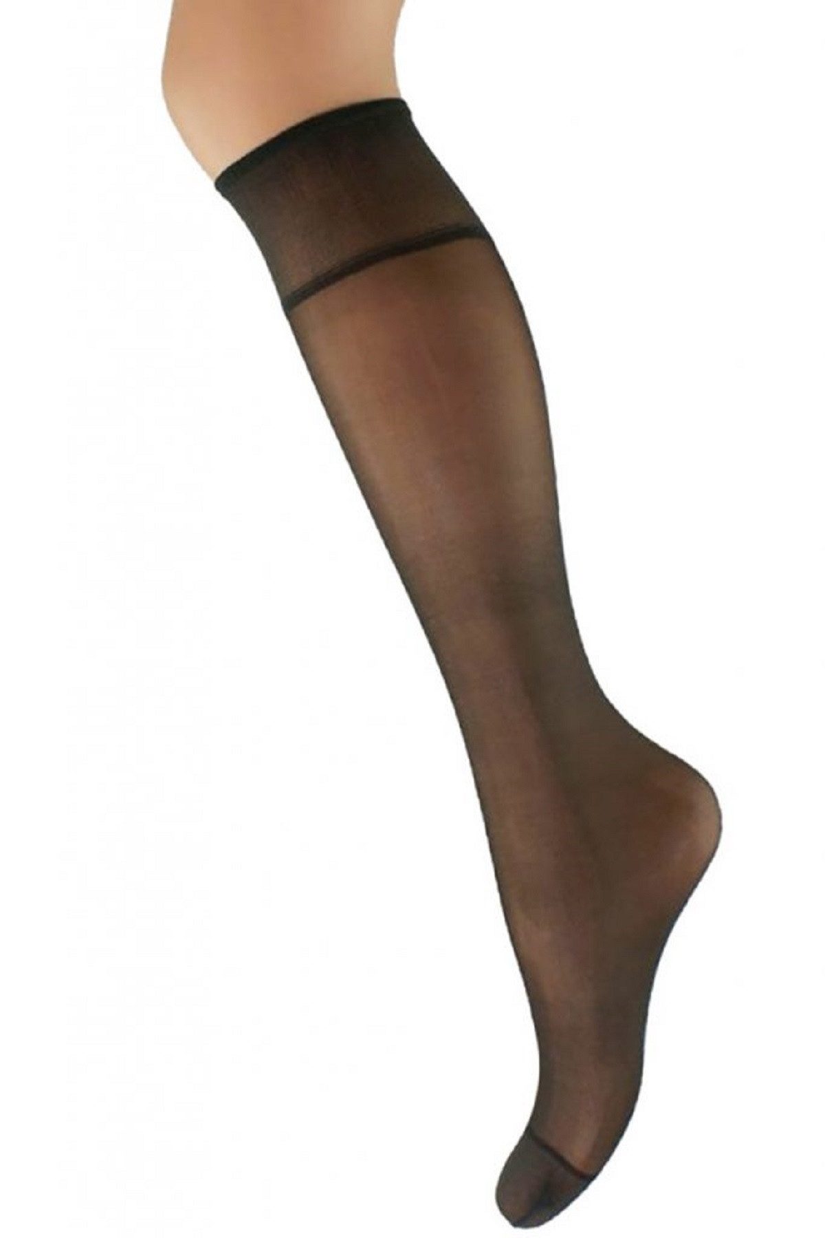 Aurellie Strümpfe 2er Pack Kniestrümpfe: Elegante Lycra-Kniesocken 60 DEN O günstig online kaufen