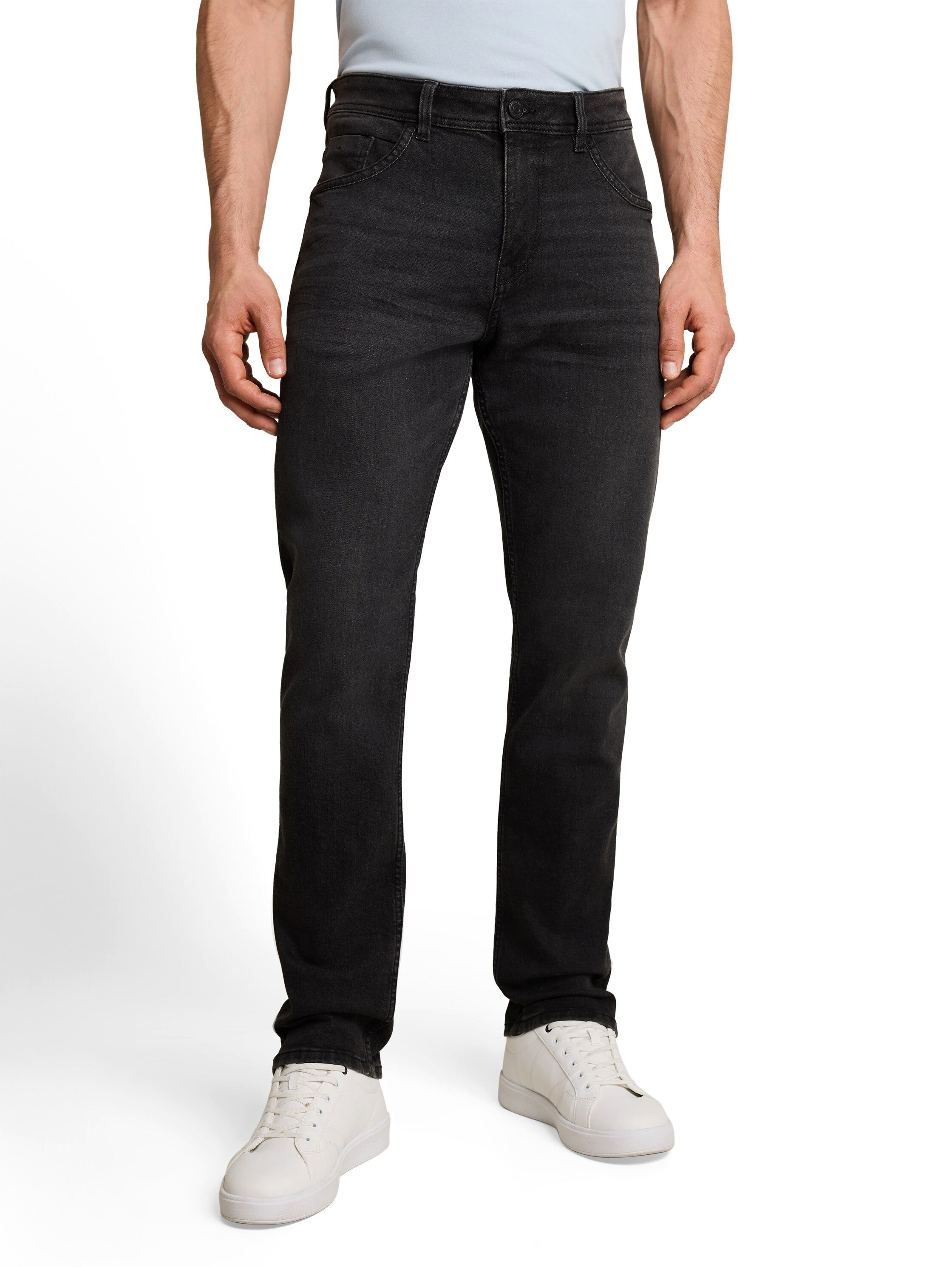 TOM TAILOR 5-Pocket-Jeans Josh in Used-Waschung