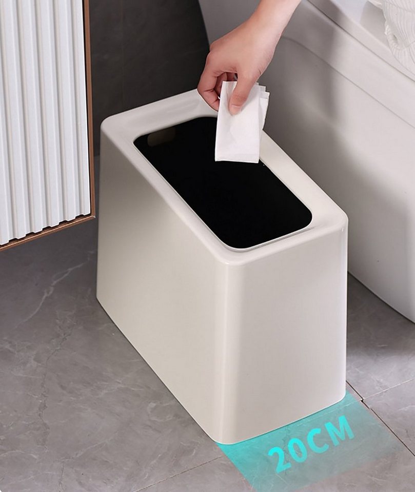 EBUY Mülleimer Einfacher, hochwertiger Mini-Mülleimer ohne Deckel