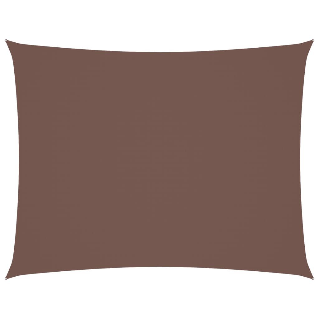 Sonnensegel Sonnensegel Oxford-Gewebe Rechteckig 2x3 m Braun