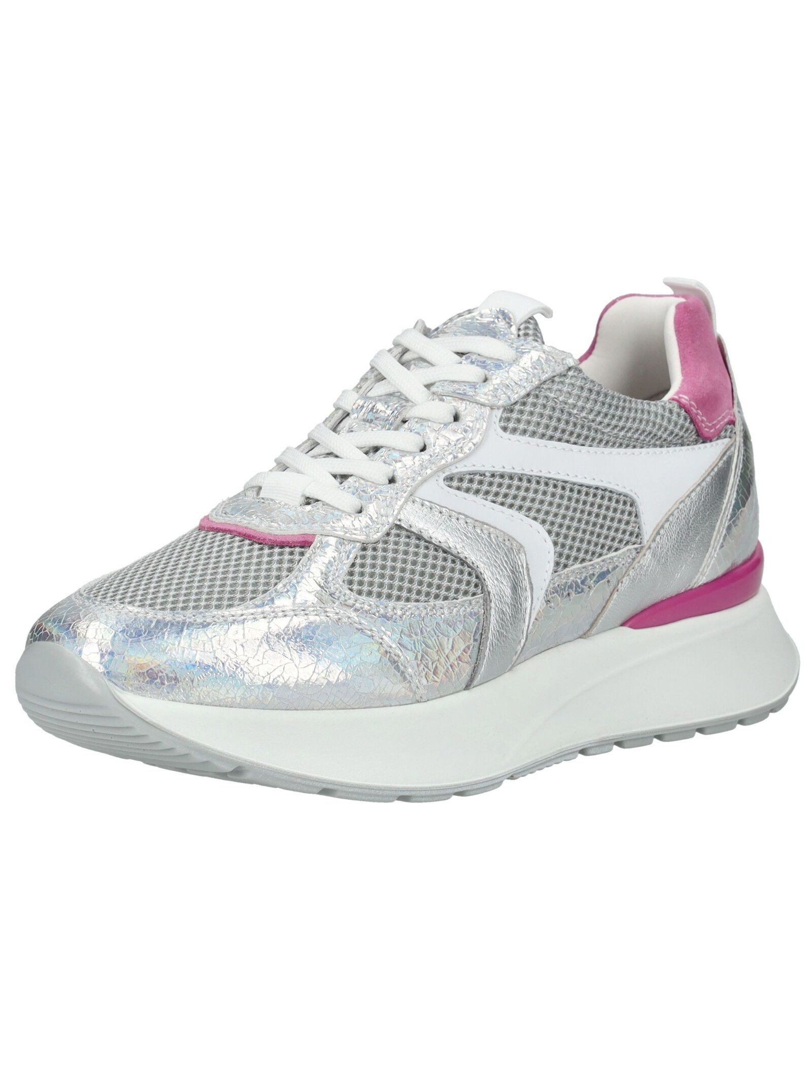 Sneaker Lederimitat/Textil Plateausneaker