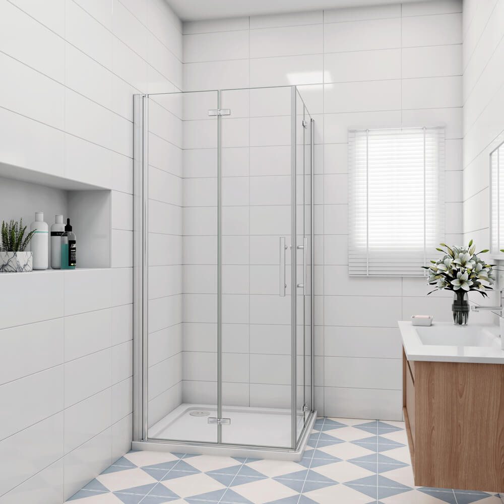 duschspa Eckdusche Duschkabine Eckeinstieg Duschabtrennung Falttür Duschtür günstig online kaufen