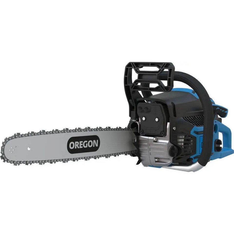 Güde Benzin-Kettensäge KS 450-55, 450 cm Schwertlänge, Komplett-Set, Inkl. Mischbehälter,Tool-Kit und Schwertschutz, Anti-Vibrationssystem