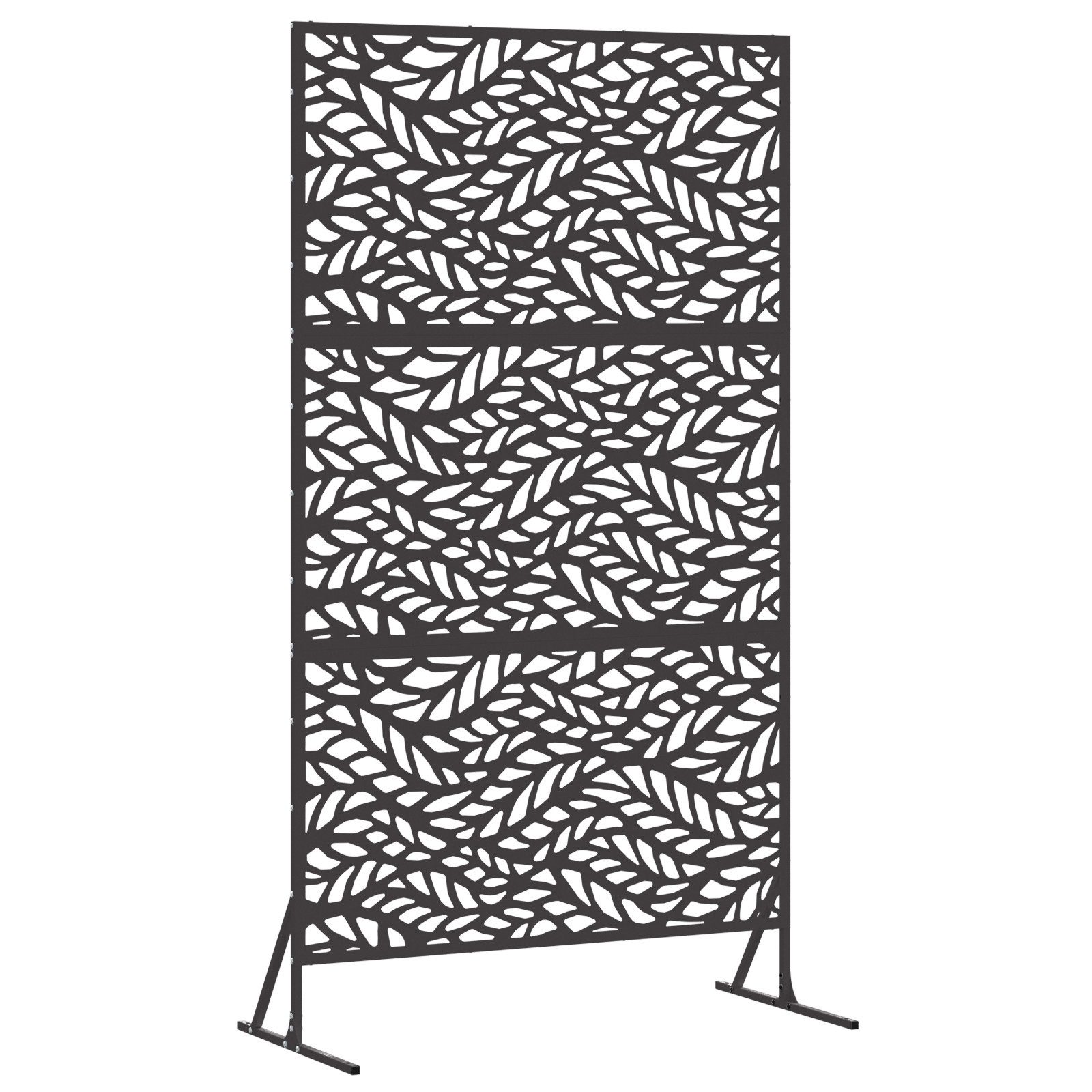 vidaXL Gartenzaun Metallzaunpanel Schwarz Pulverbeschichteter Stahl günstig online kaufen