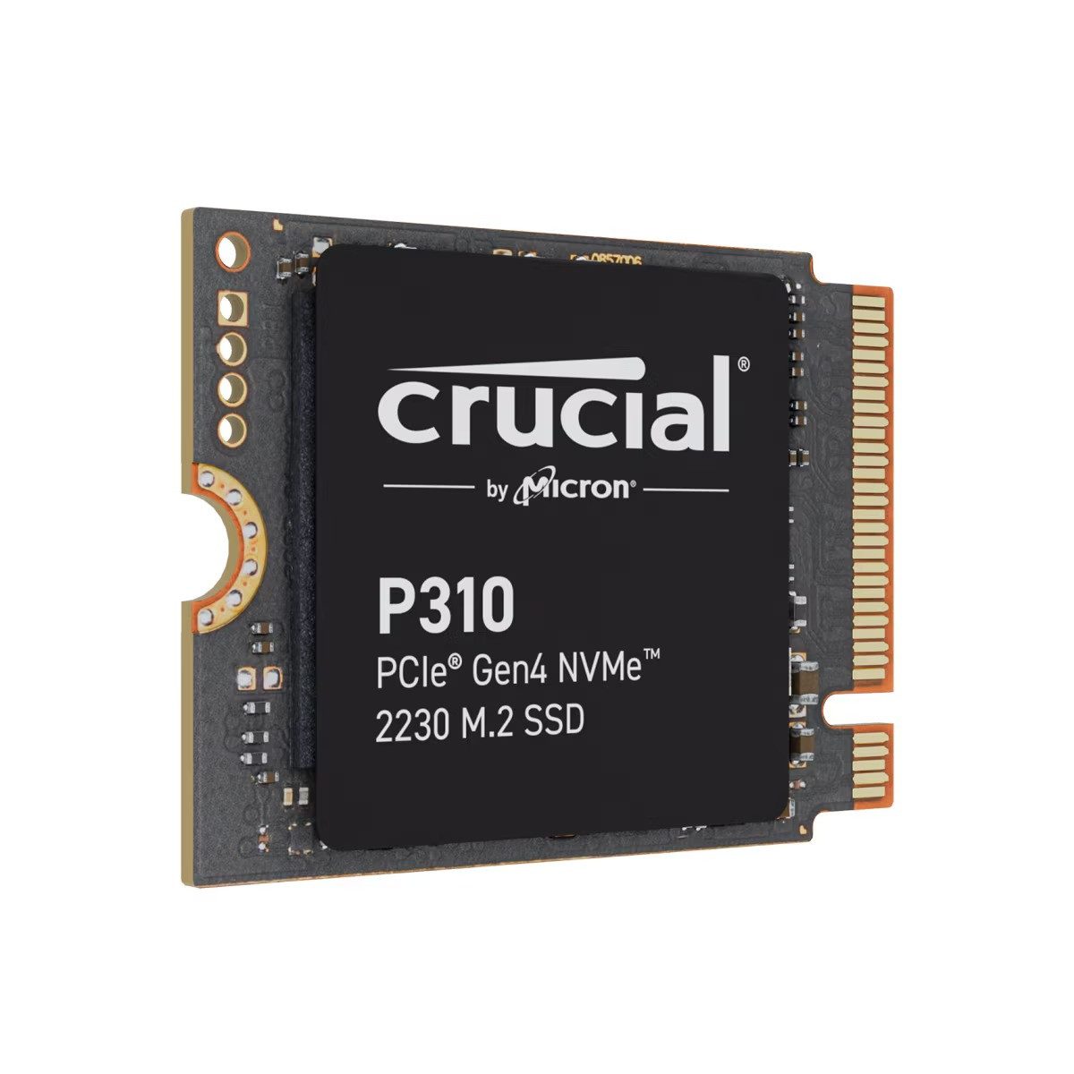 Crucial P310 Extreme 1TB NVMe SSD Gen4 M.2 2230 1000GB interne SSD (1 TB) M.2" 7100 MB/S Lesegeschwindigkeit, 6000 MB/S Schreibgeschwindigkeit, PCIe 4.0 NVMe, Micron 3D NAND, optimierte Energieeffizienz