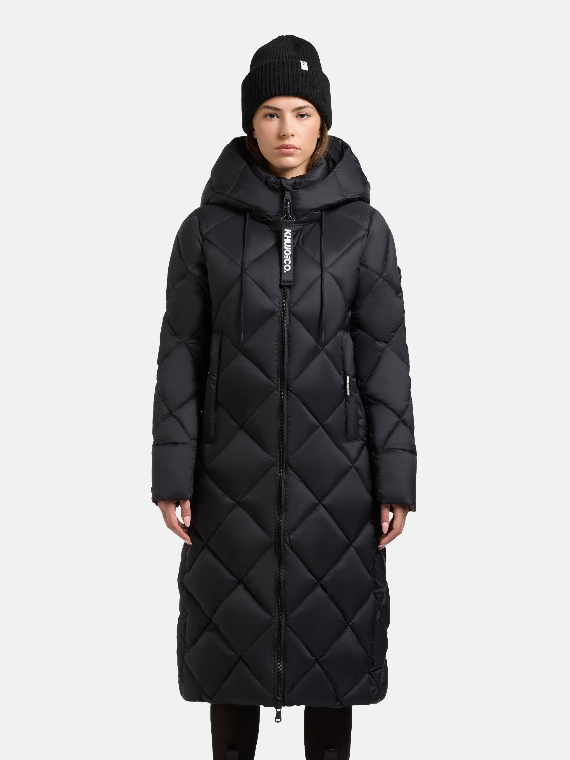 khujo Steppmantel Cilia Gesteppter Damen Wintermantel mit Schlüsselanhänger günstig online kaufen