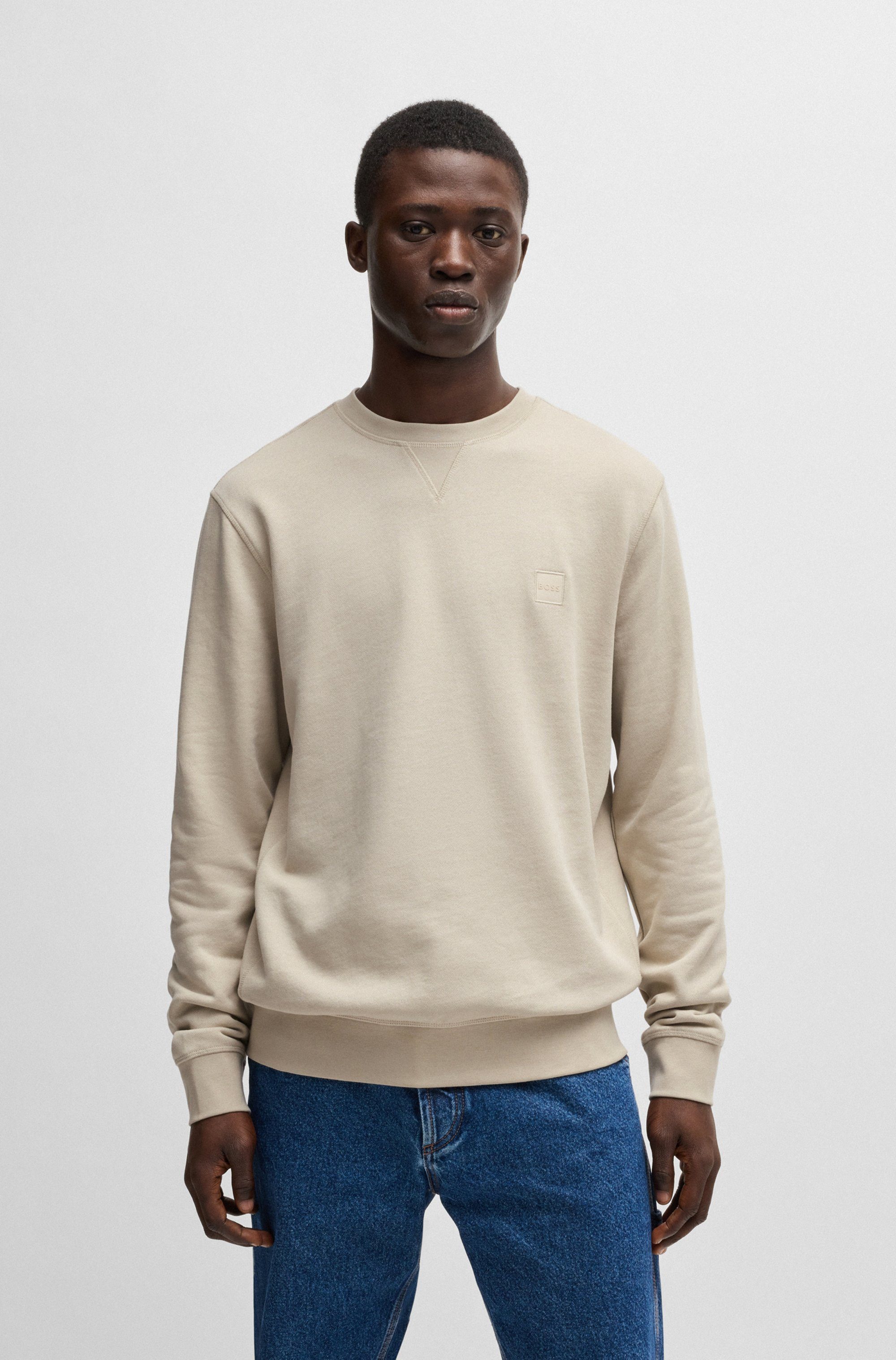 BOSS ORANGE Sweatshirt Westart mit BOSS Logopatch