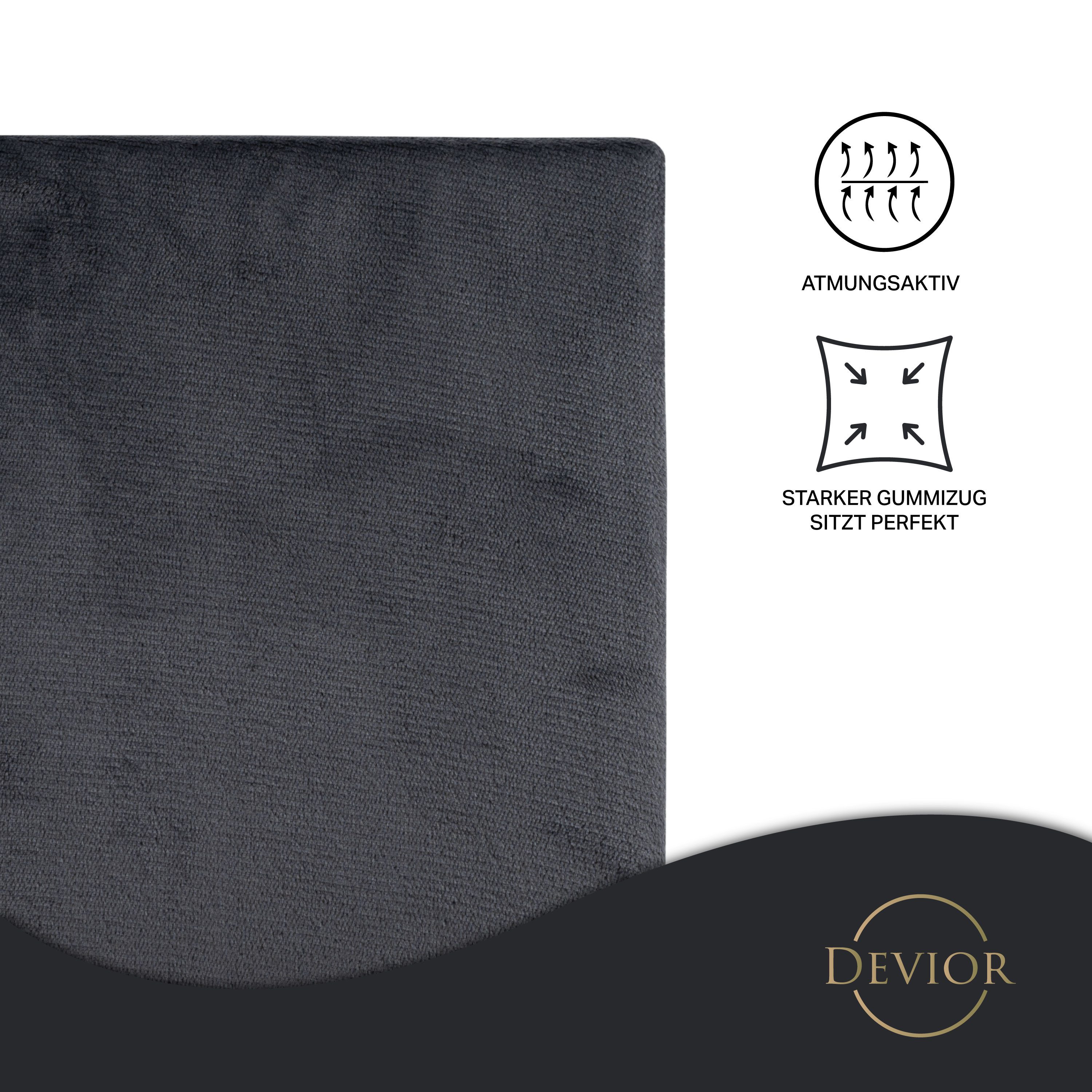 Devior Spannbettlaken aus 100% Nicki-Plüsch mit Cashmere-Touch, 190 g/m² mi günstig online kaufen