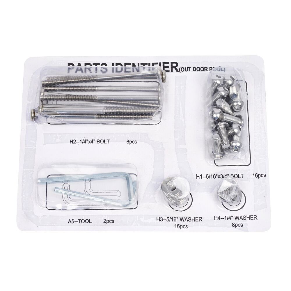 Billardtisch Schrauben-Set Outdoor