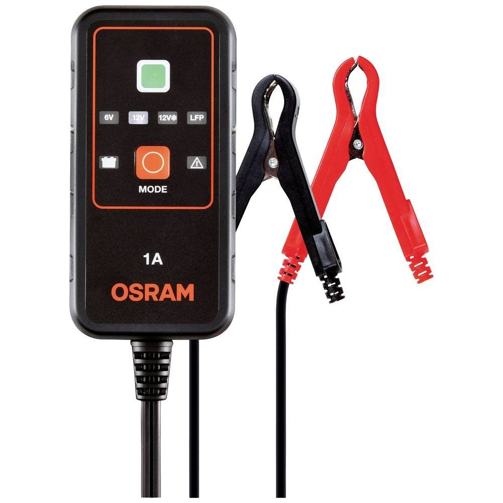 Osram Intelligentes Ladegerät Autobatterie-Ladegerät (Start/Stopp geeignet, Akkutest, Auffrischen, Regenerieren)