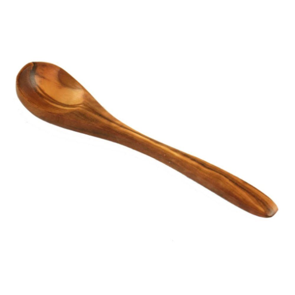 Olivenholz-erleben Кавова ложка Кавова ложка / Чайна ложка / Яєчна ложка aus Olivenholz (1 Stück), Geschmackneutral & hygienisch, robust & langlebig, jeder ein Unikat