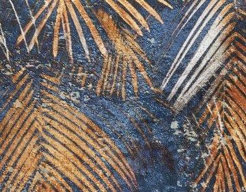 Kissenhülle Palm Leaves, done.® (1 Stück), Vorderseite im Vintage-Look