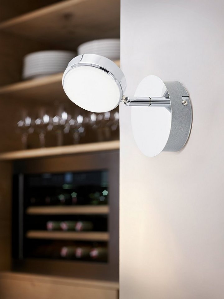 EGLO LED Wandleuchte SALTO, LED fest integriert, Warmweiß, Inkl.  energiesparenden LED-Leuchtmittel, fest integriert